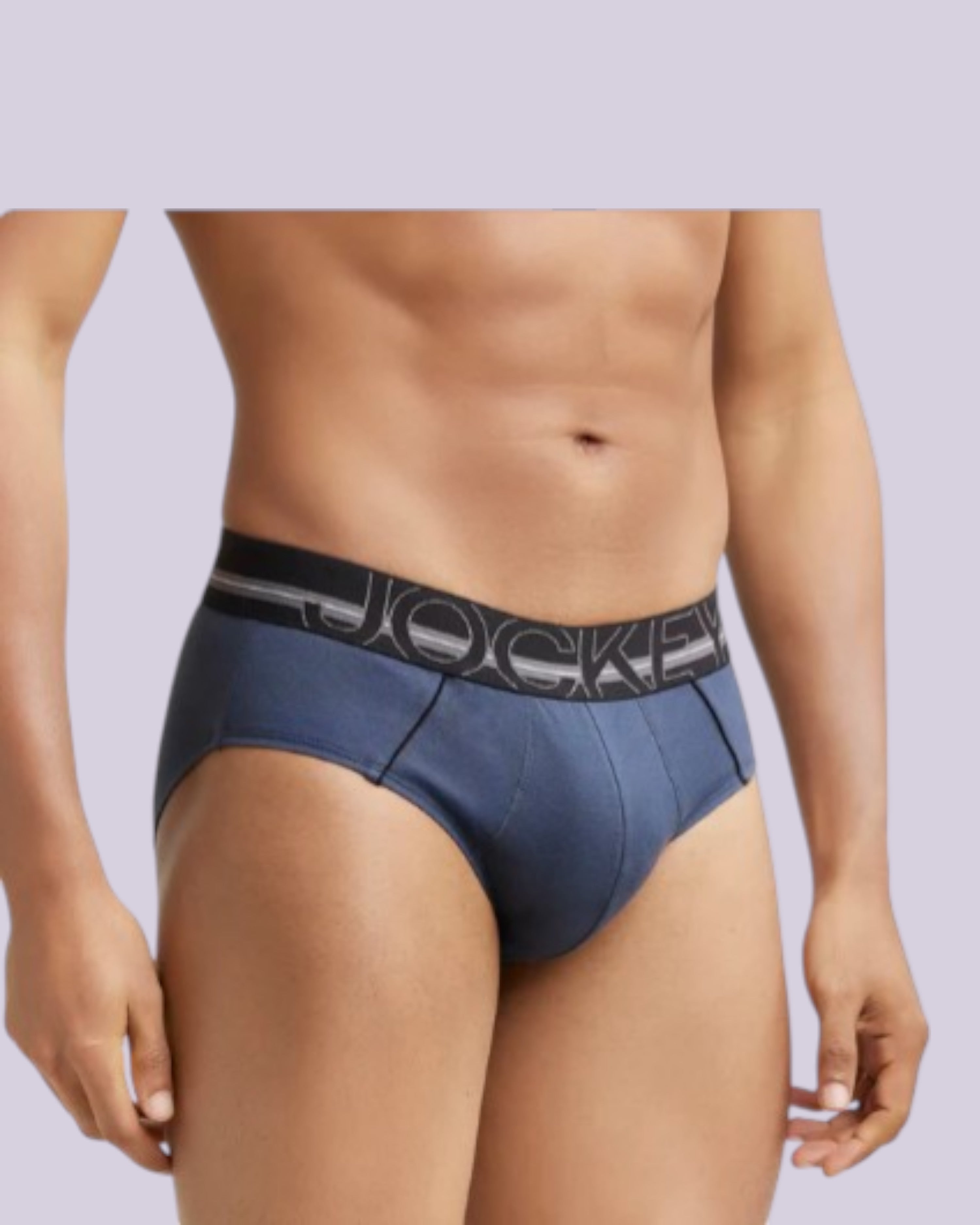 Jockey US14 Men's Super Combed Cotton Solid Brief with Ultrasoft Waistband (Garter Colors May Vary) (Pack of 1)