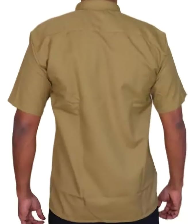 School Uniform for kids | Formal Uniform Shirts for Boys/Girls | Readymade Stitched Shirt for Students |  VIVEKANANDA UNIFORMHALF SHIRT |