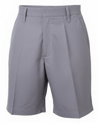 Kendriya Vidyalaya (KV)School Uniform Half Pant for Boys, Cotton Plain Shorts, Light Grey, Elastic Waist, Regular Fit