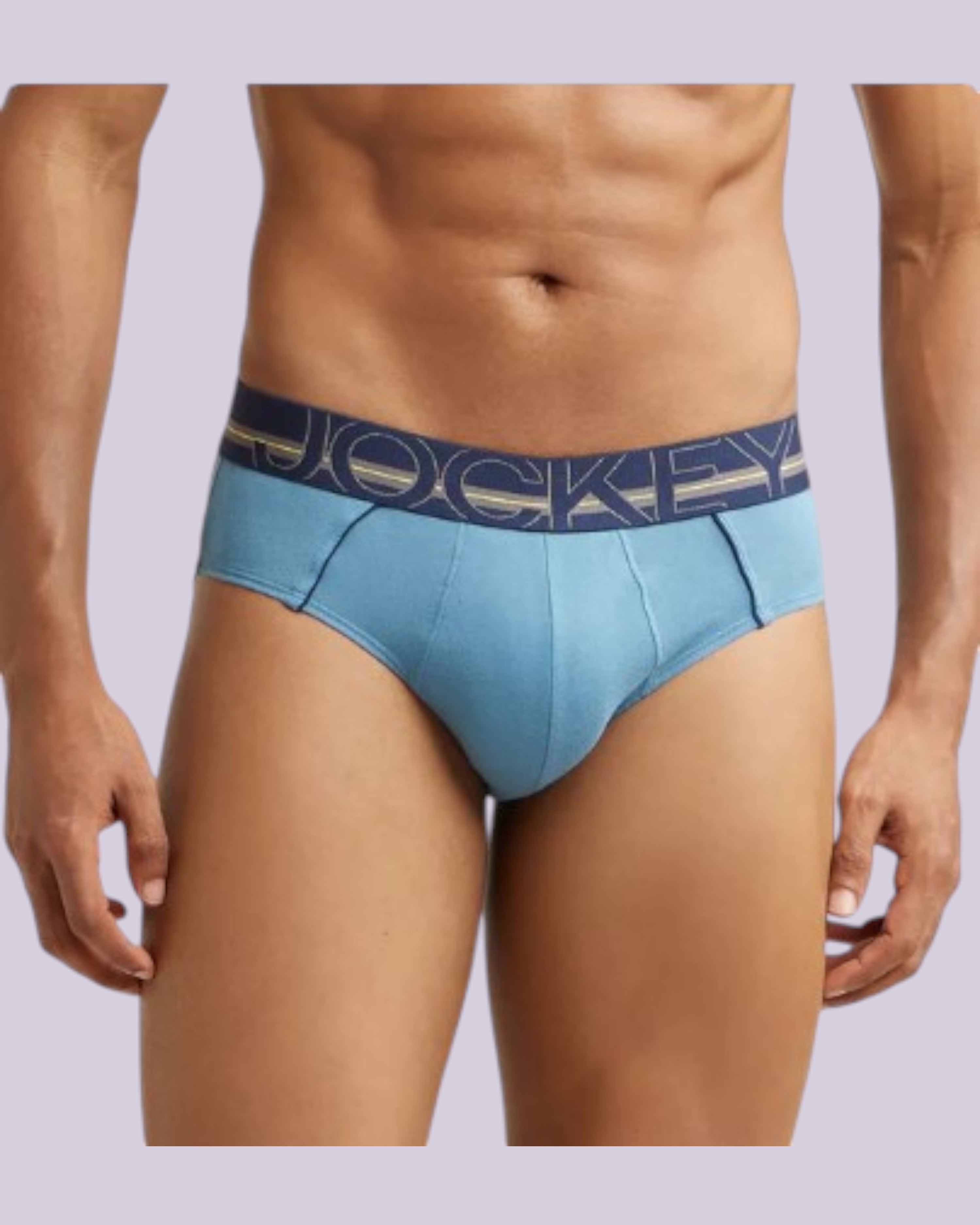 Jockey US14 Men's Super Combed Cotton Solid Brief with Ultrasoft Waistband (Garter Colors May Vary) (Pack of 1)