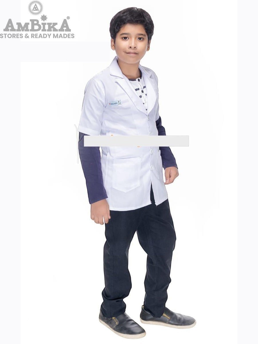 doctor dress for kids, doctor costume for boys, doctor costume for girls, white doctor coat for children, community helper costume, school role play doctor dress