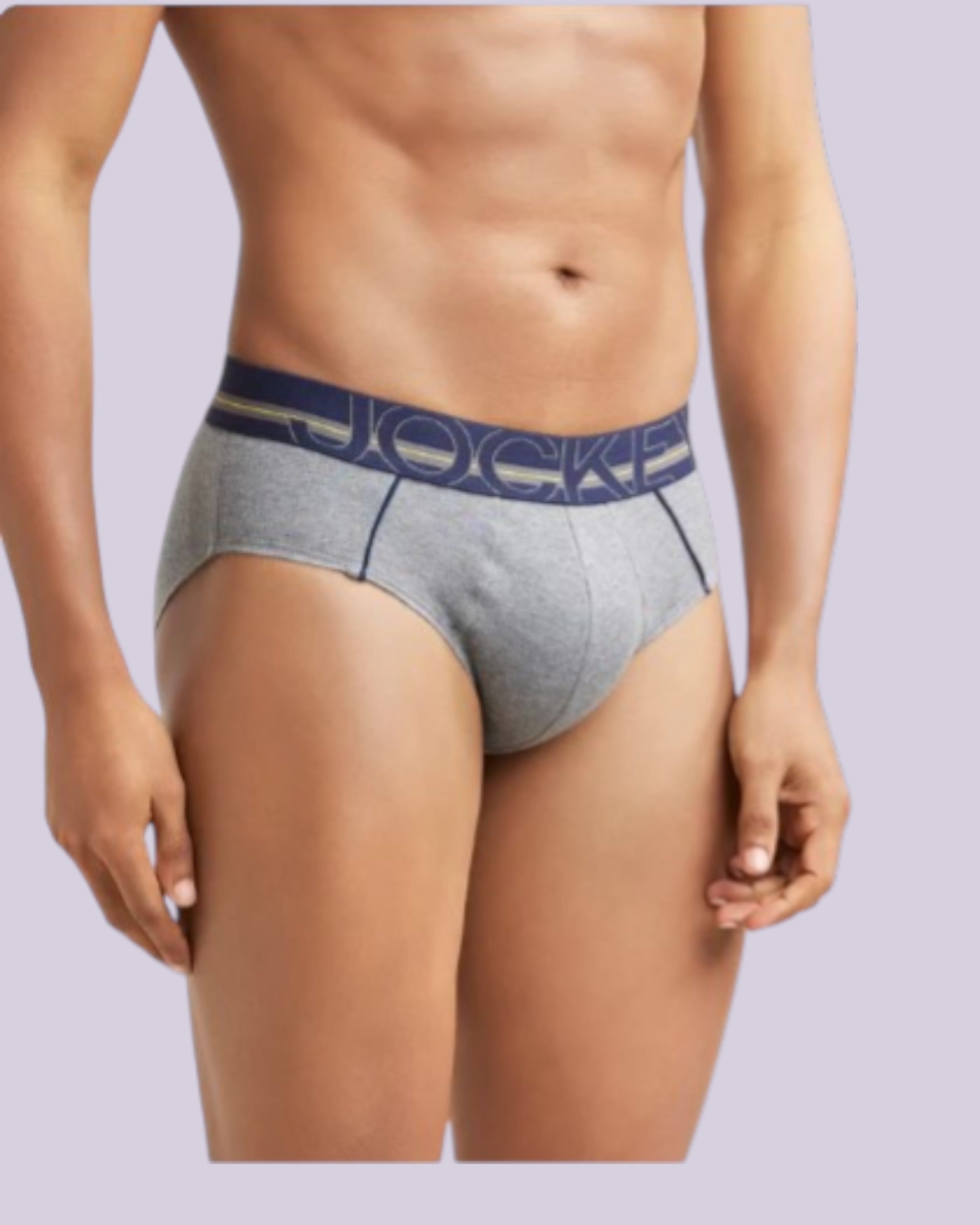 Jockey US14 Men's Super Combed Cotton Solid Brief with Ultrasoft Waistband (Garter Colors May Vary) (Pack of 1)