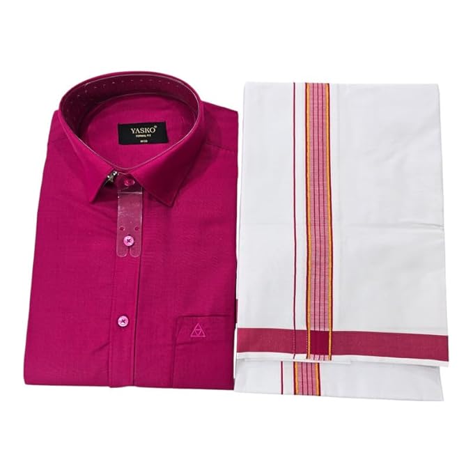 Combo of Shirt and Dhoti | Traditional Wedding Set for Men |