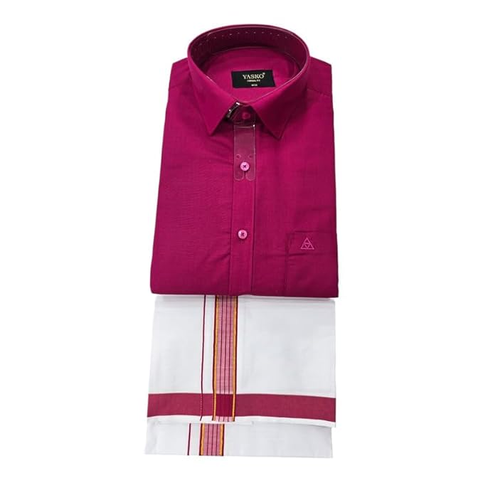Combo of Shirt and Dhoti | Traditional Wedding Set for Men |