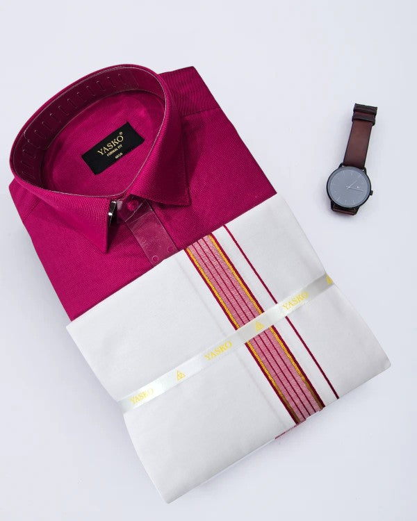 Combo of Shirt and Dhoti | Traditional Wedding Set for Men |