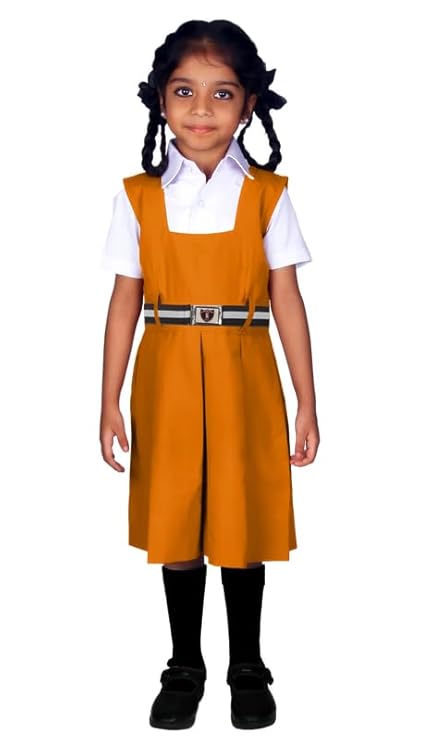 Girls School Uniform Penniform Dress, School Uniform, Readymade Stitched, Regular Fit for Girls