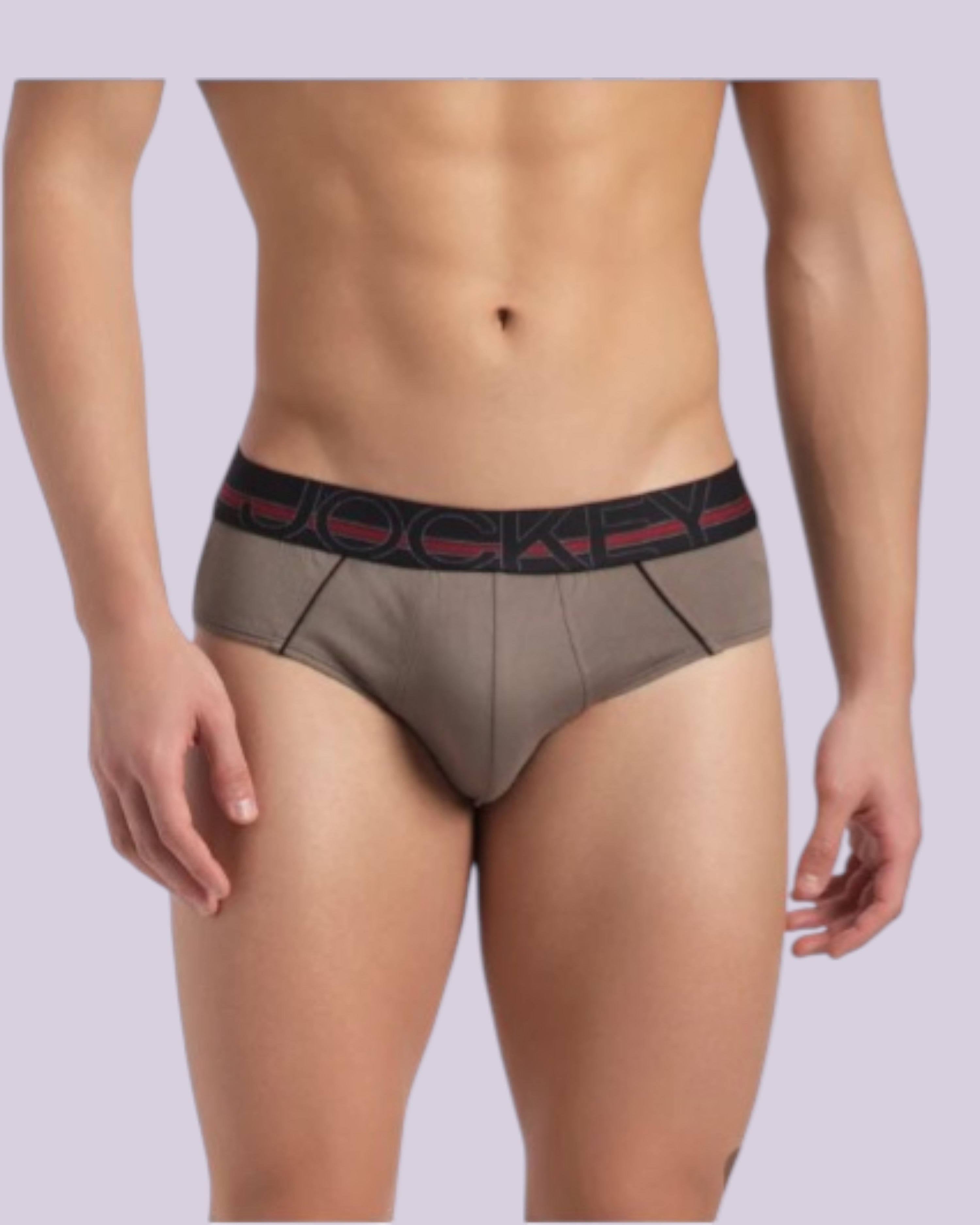 Jockey US14 Men's Super Combed Cotton Solid Brief with Ultrasoft Waistband (Garter Colors May Vary) (Pack of 2)