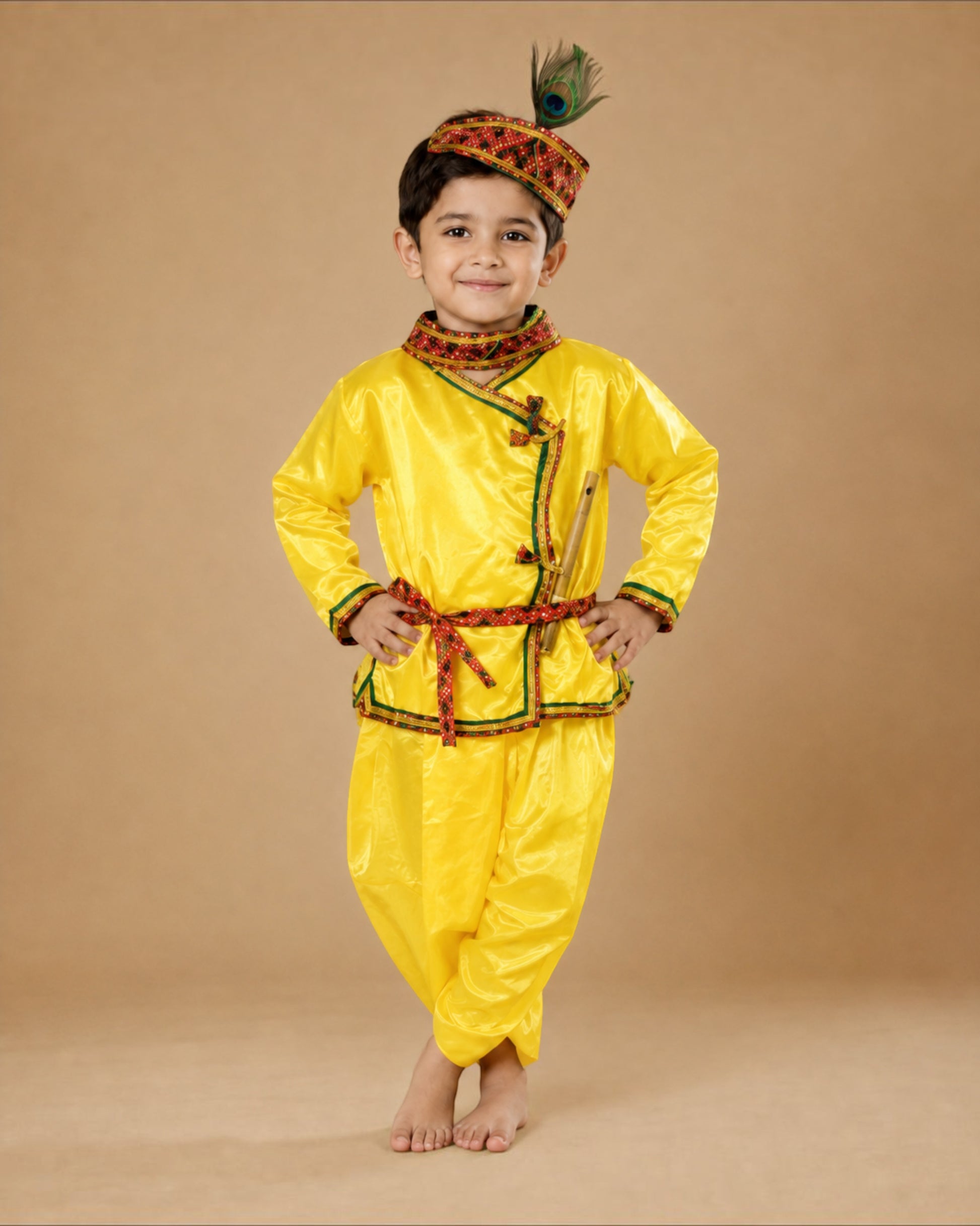Bal Krishna traditional costume dress for kids