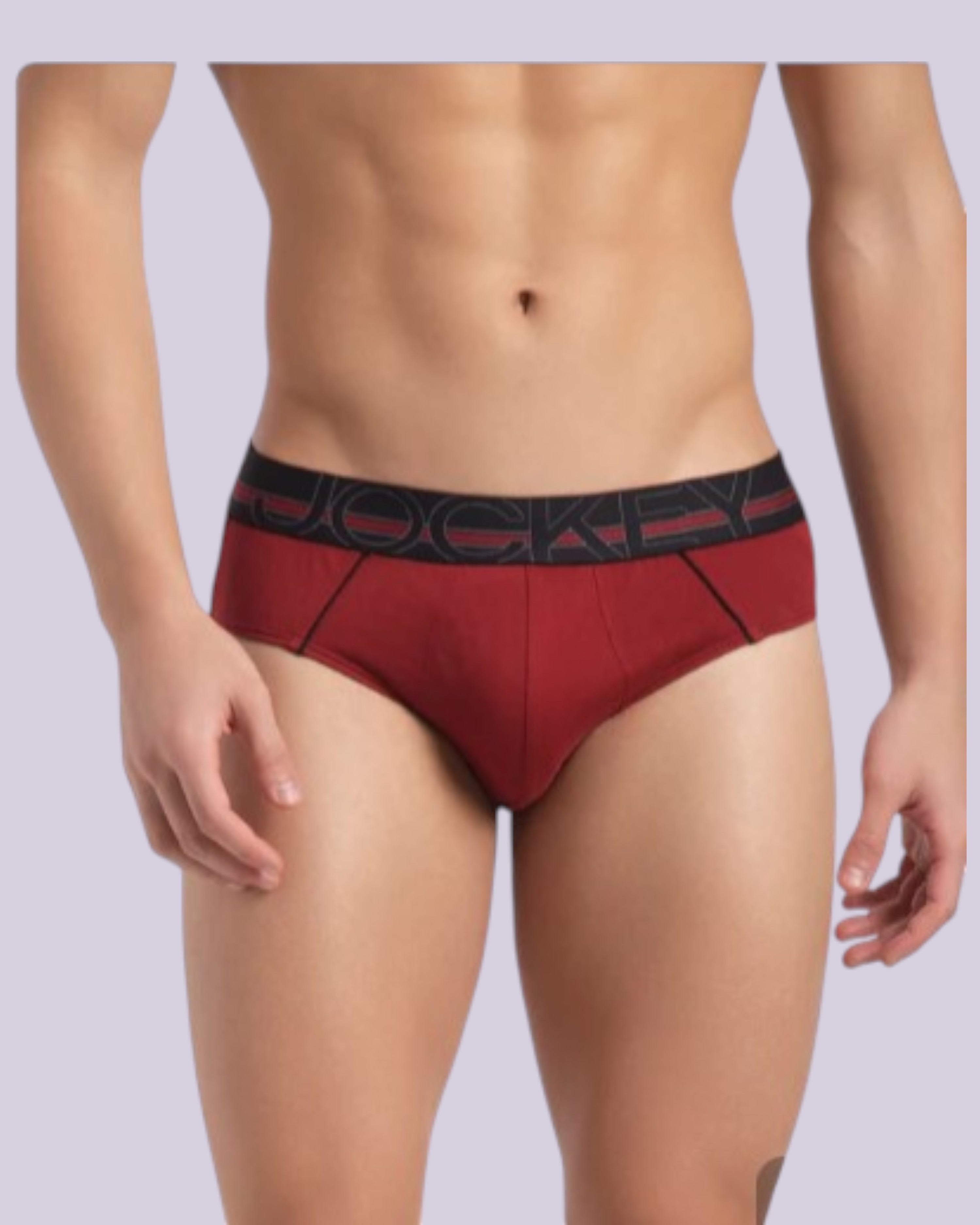 Jockey US14 Men's Super Combed Cotton Solid Brief with Ultrasoft Waistband (Garter Colors May Vary) (Pack of 2)