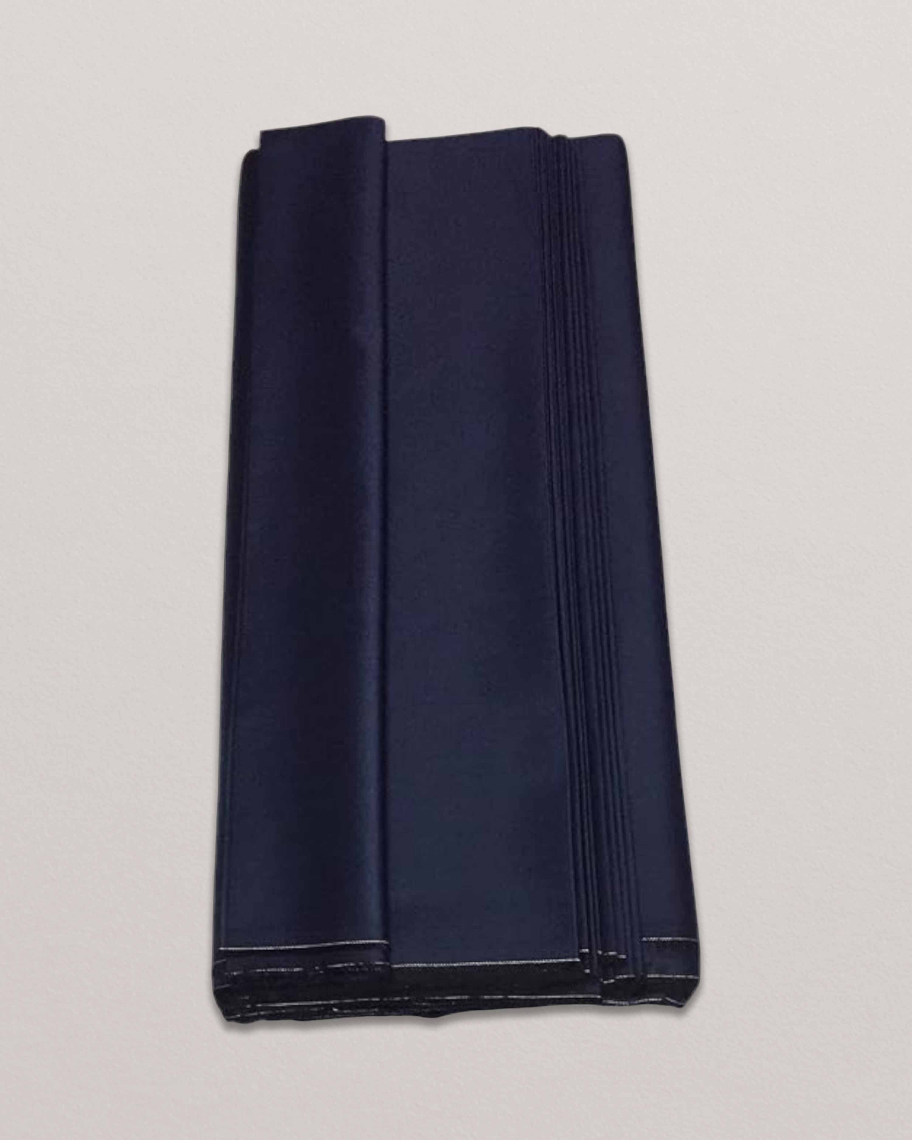 Cotton silk fabrics -Navy Blue