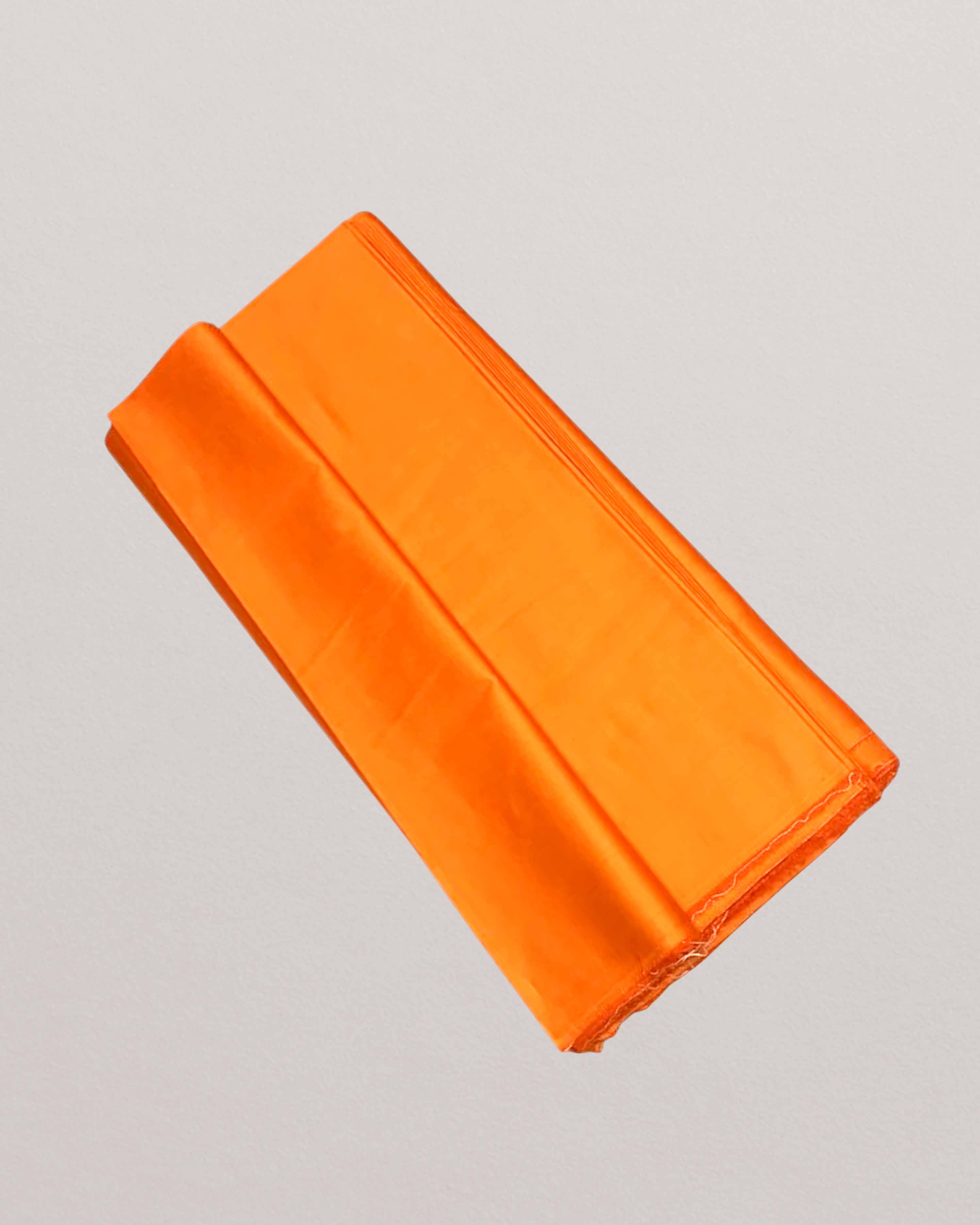 Cotton silk fabrics -Orange
