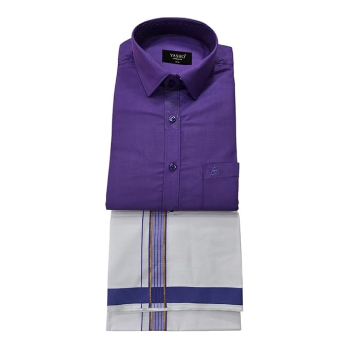 Combo of Shirt and Dhoti | Traditional Wedding Set for Men |