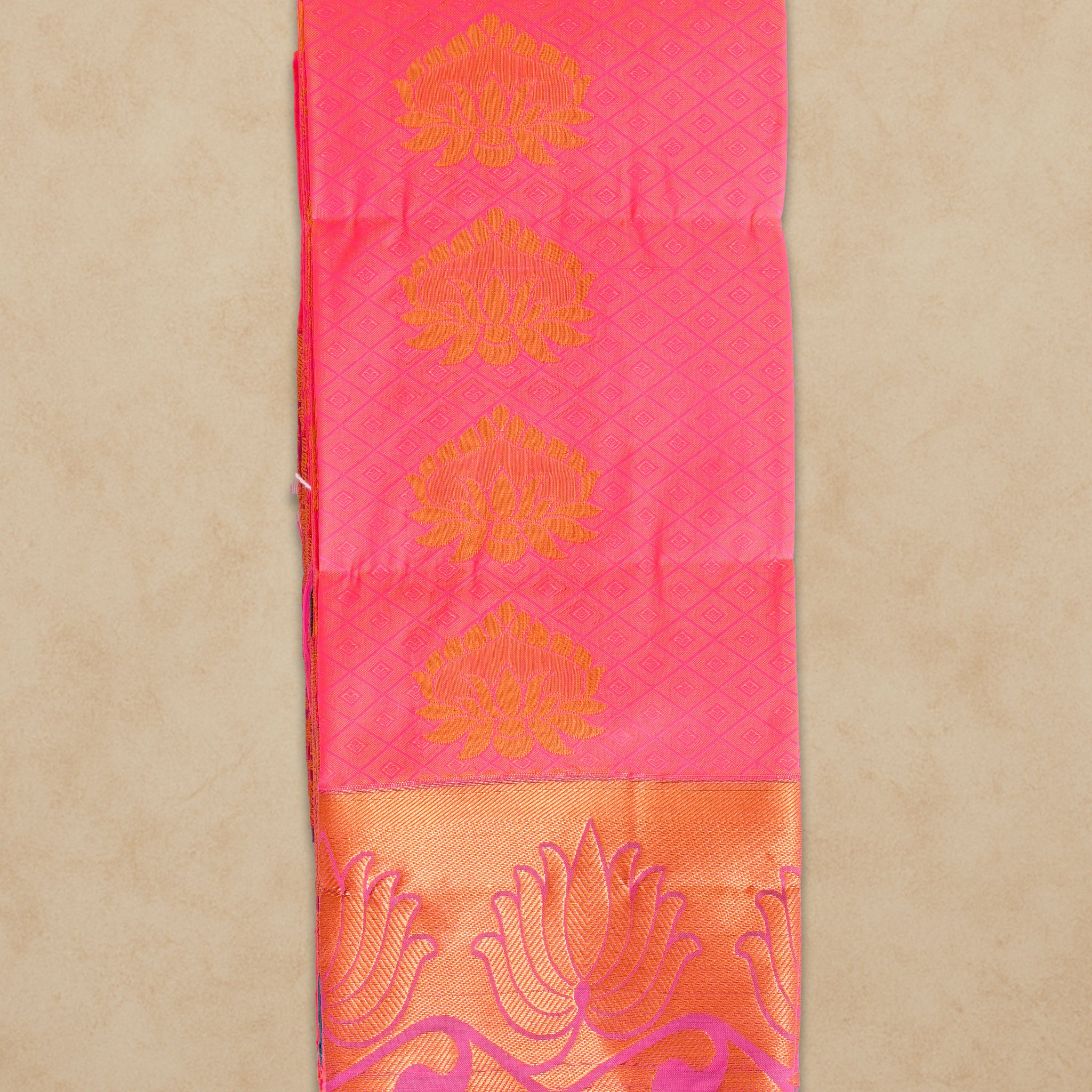 Pink saree