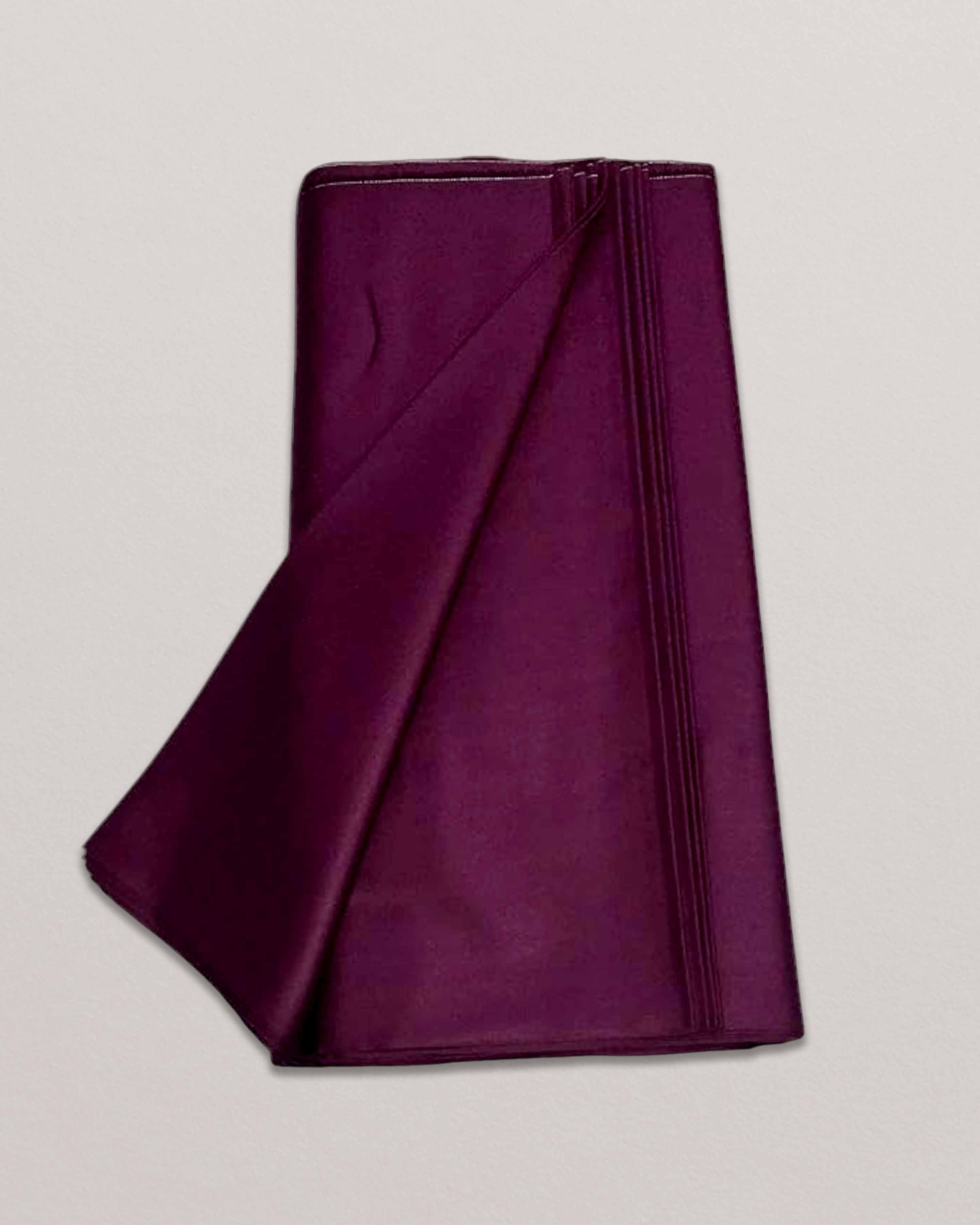 Cotton silk fabrics -Purple