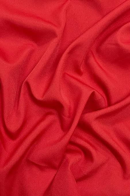 Polyester American Butter Crape Lining Fabric - Soft 44 Inch Width for Craft, Blouse, Petticoat, Kurtis, Tailoring & Boutique Purposes