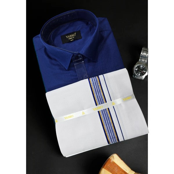 Combo of Shirt and Dhoti | Traditional Wedding Set for Men |