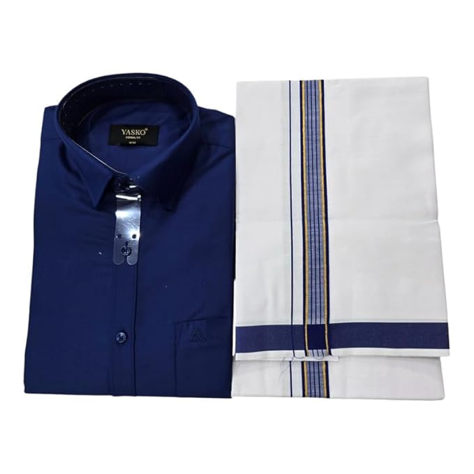 Combo of Shirt and Dhoti | Traditional Wedding Set for Men |