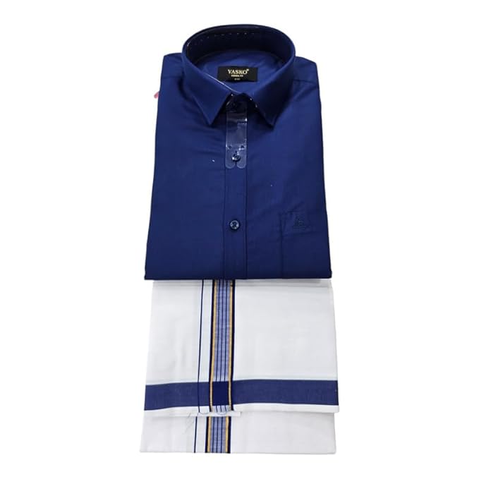 Combo of Shirt and Dhoti | Traditional Wedding Set for Men |