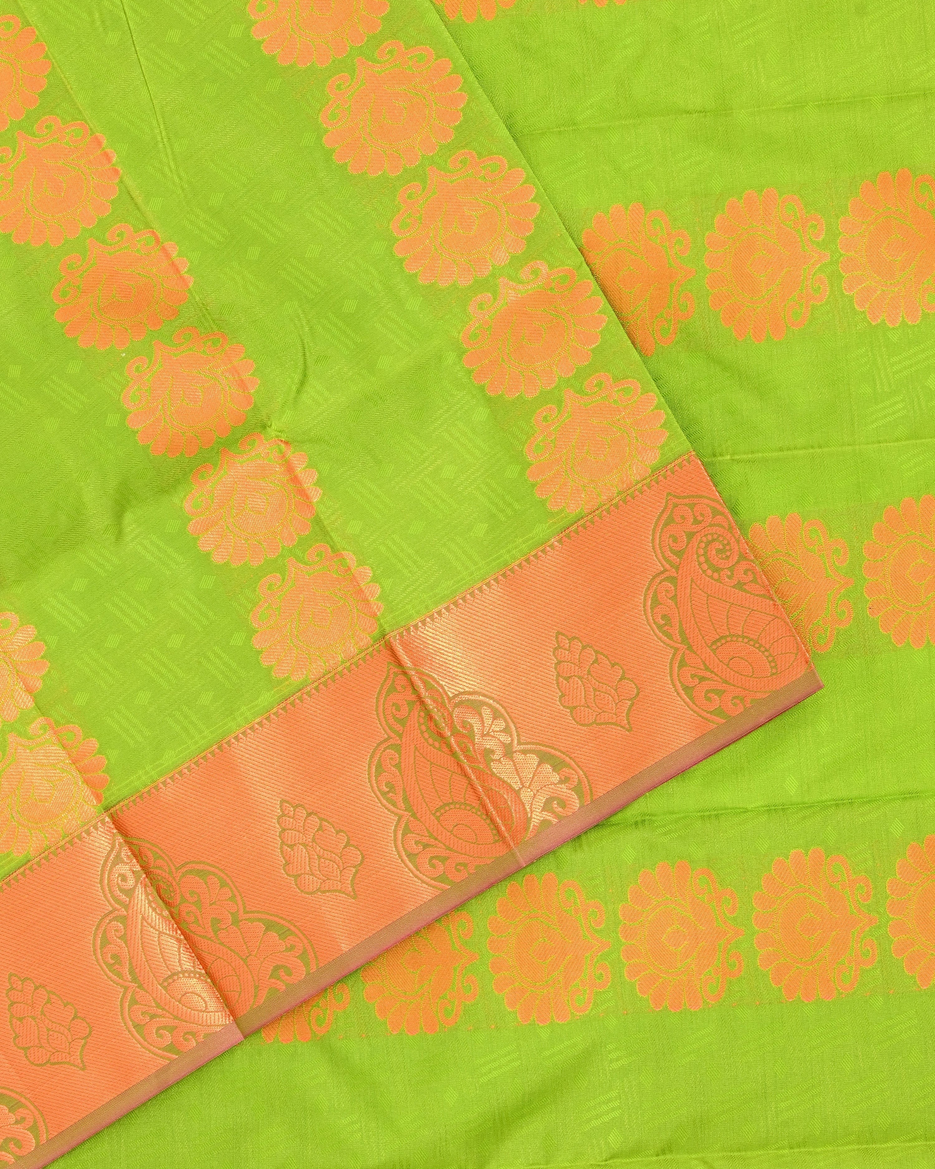 Light green saree