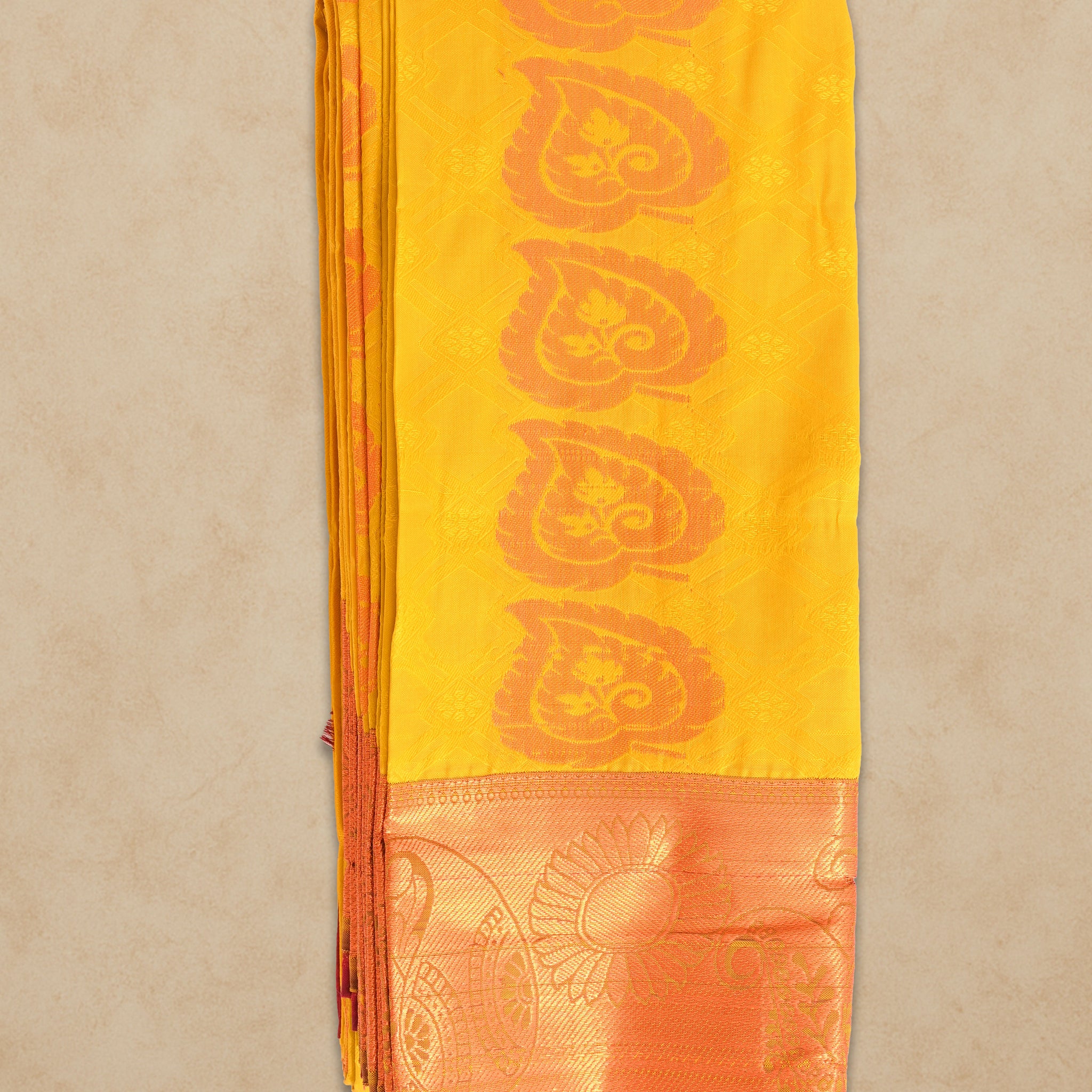 Mango yellow saree