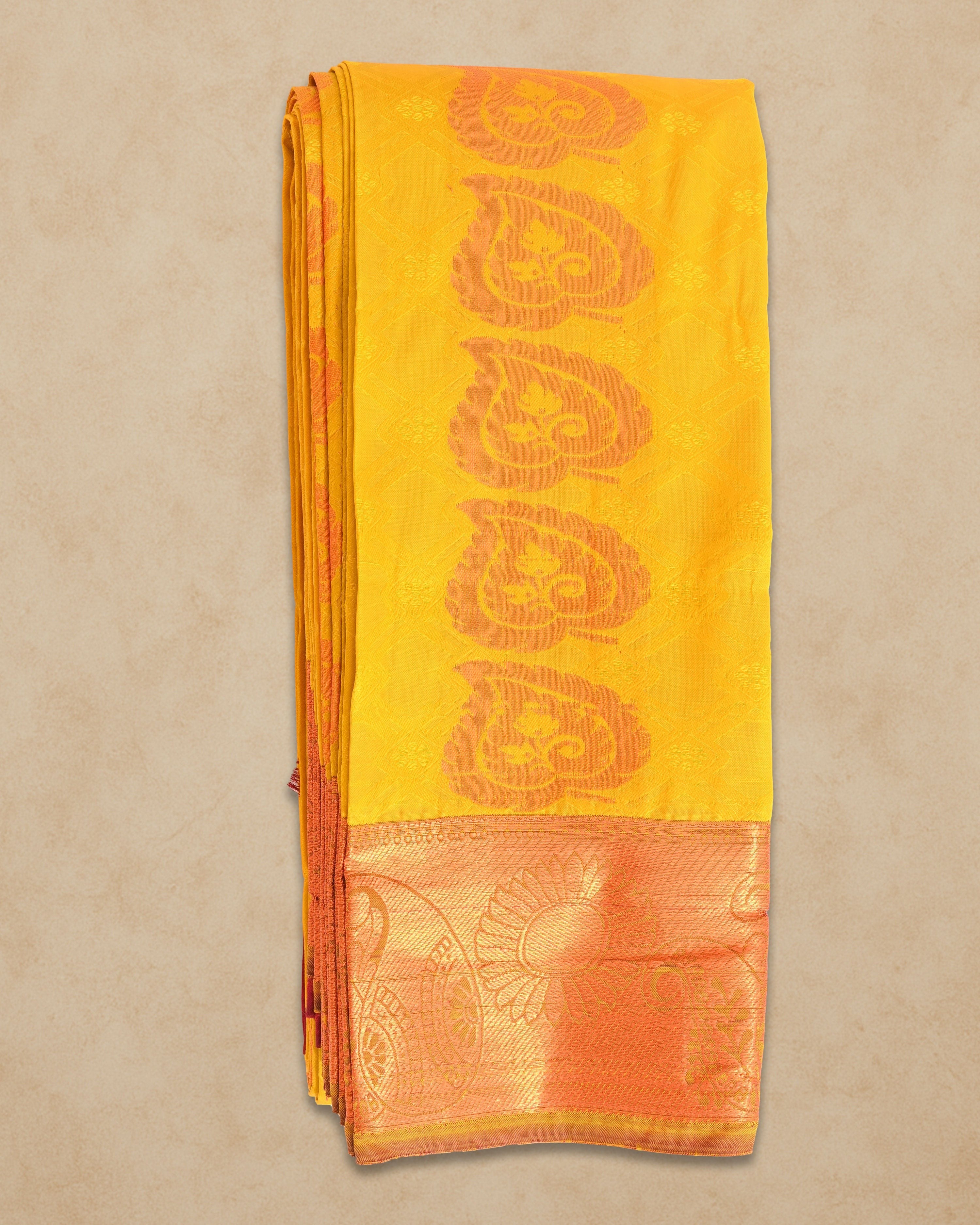 Mango yellow saree