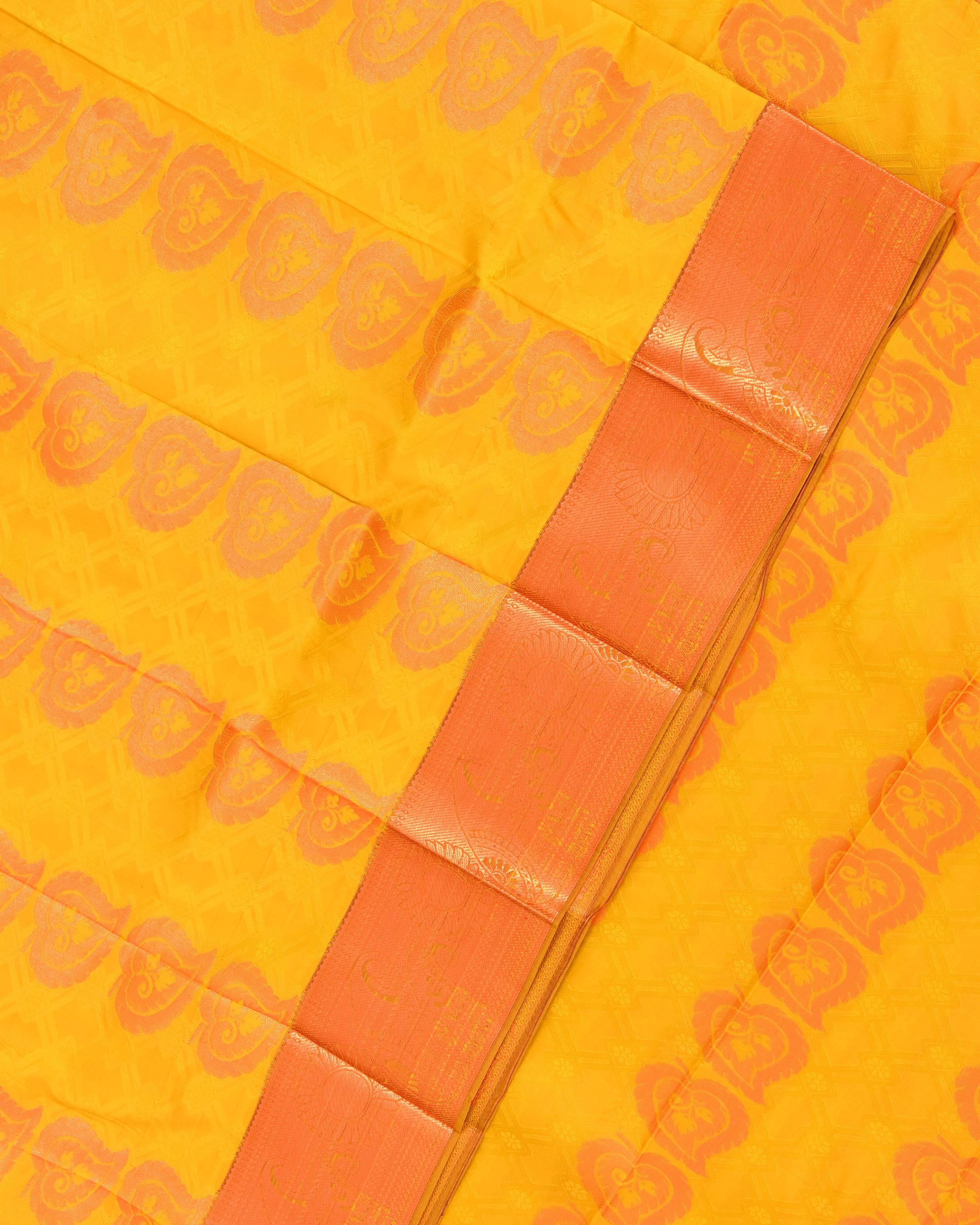Mango yellow saree