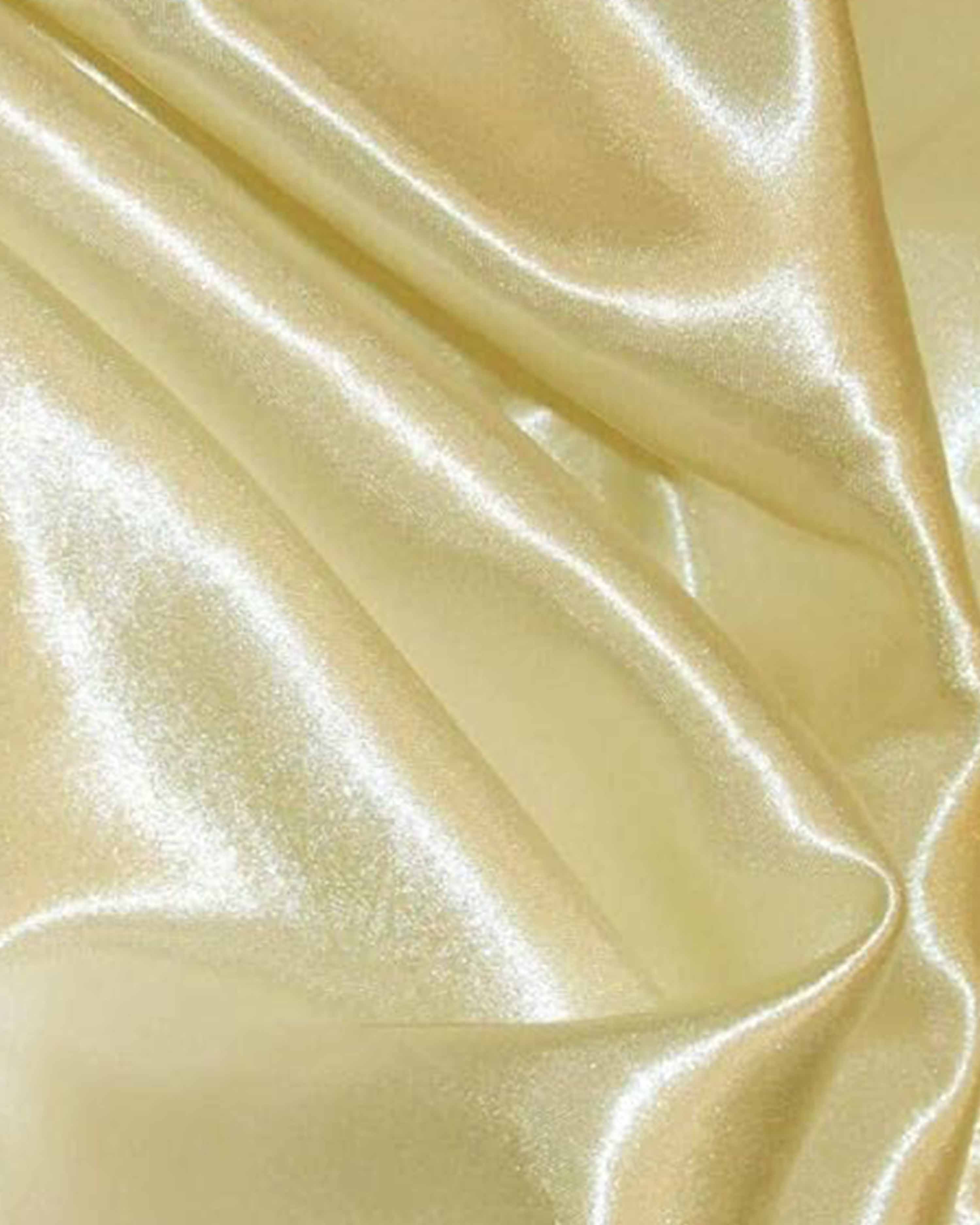 Silky & Shiny Satin Solid Fabric for Dress Garment Cloth Material