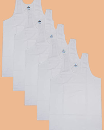 Viking RN (2 Pc) Men's  Cotton Vest - White Colour