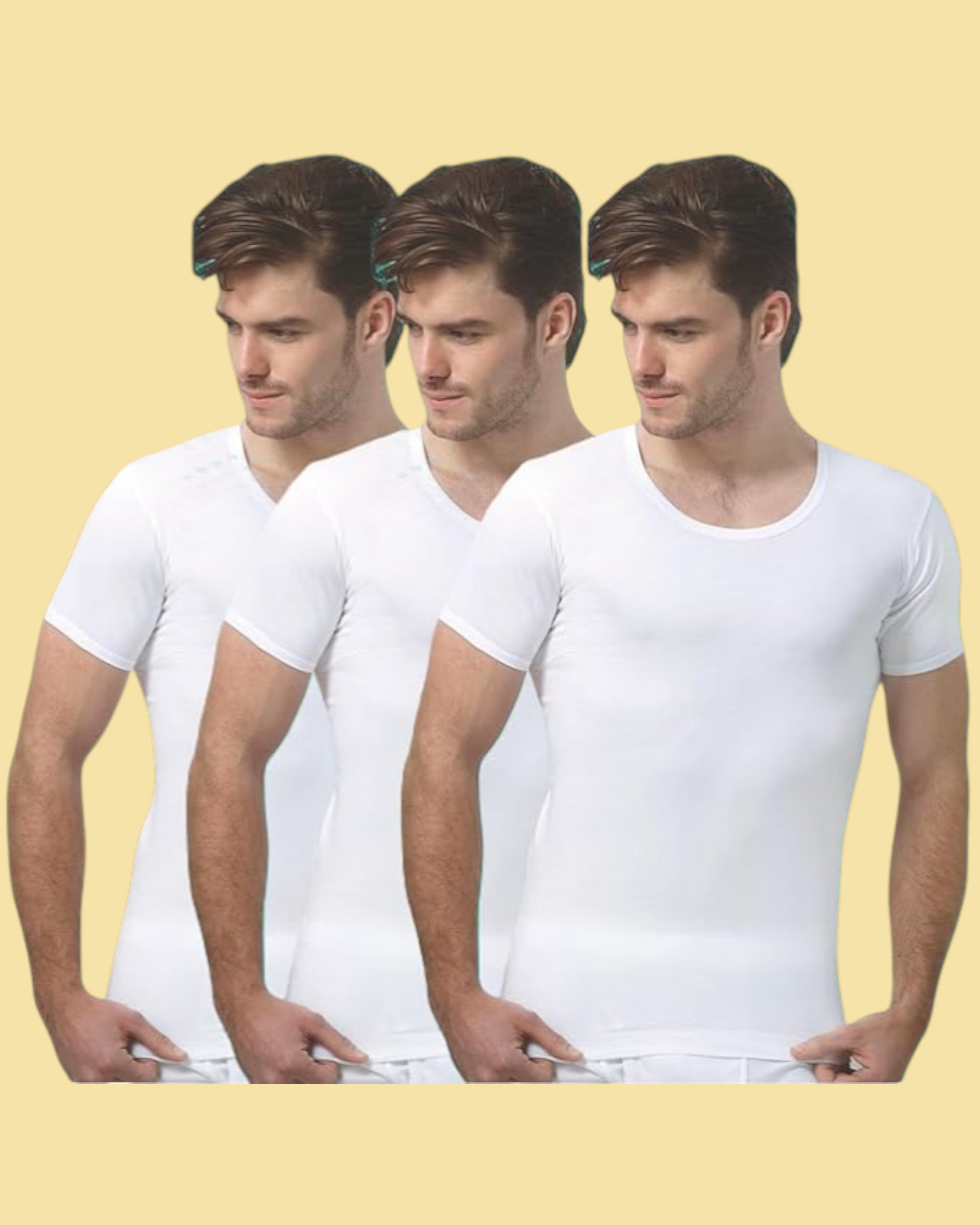 Viking Pack of 5 RNS Half Sleeve Men's Vests