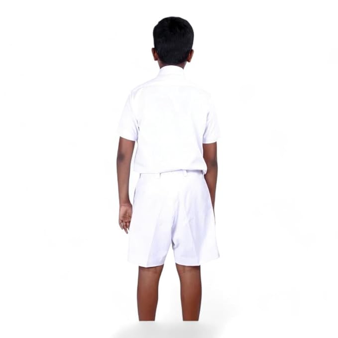 School Uniform for kids | Formal Uniform Shirts for Boys/Girls | Readymade Stitched Shirt for Students |  VIVEKANANDA UNIFORMHALF SHIRT |