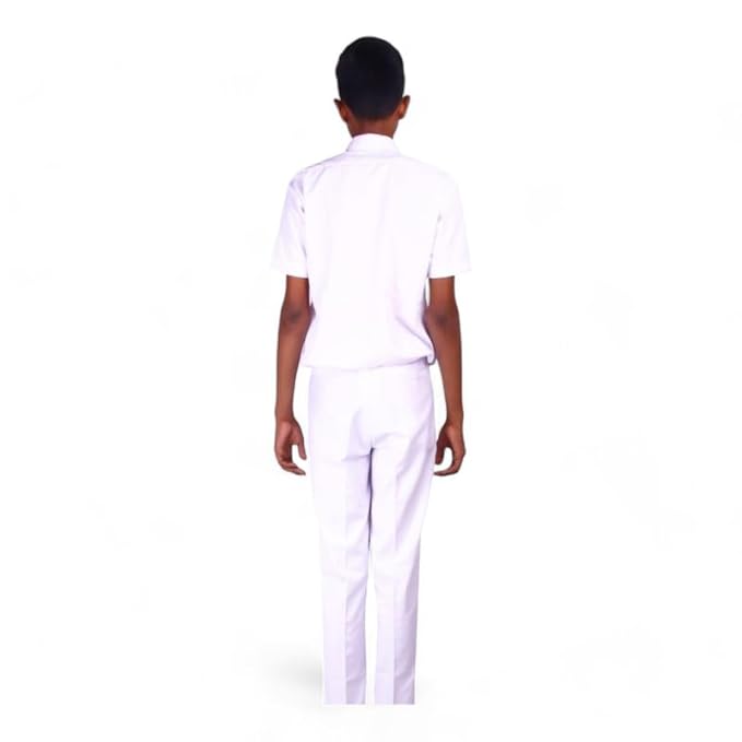 School Uniform for kids | Formal Uniform Shirts for Boys/Girls | Readymade Stitched Shirt for Students |  VIVEKANANDA UNIFORMHALF SHIRT |