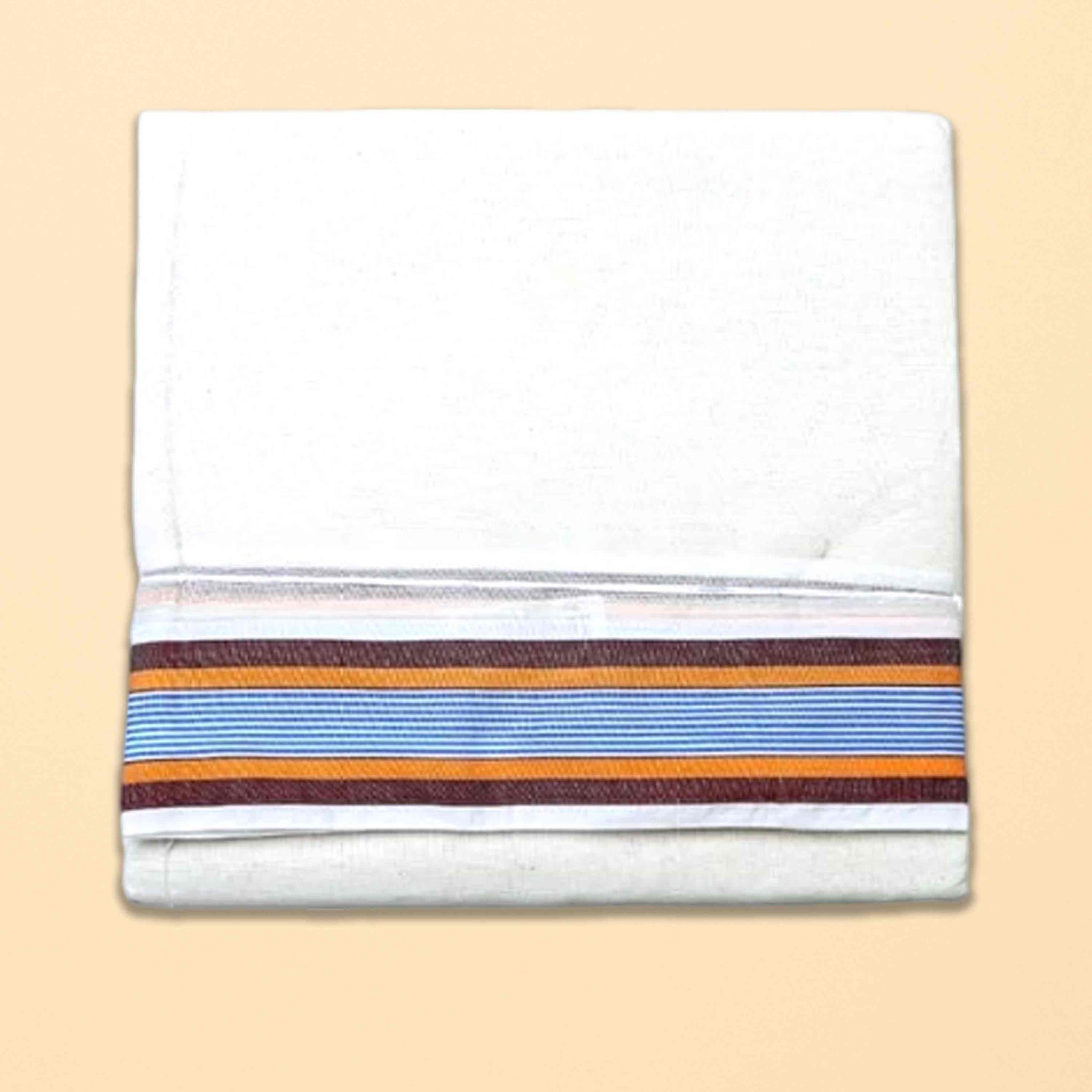 9X5 BIG  ICE CREAM BORDER DHOTI