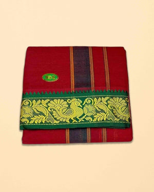 9X5 COLOUR DHOTI FANCY BORDER