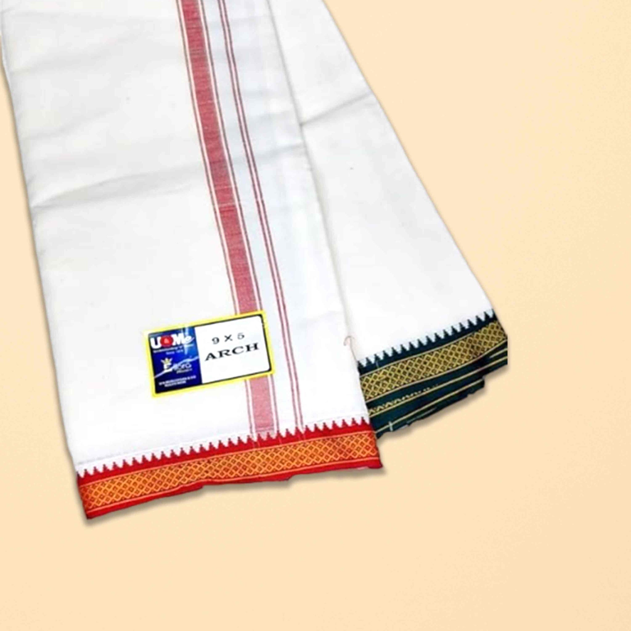 Mayil Kan Border Dhoti