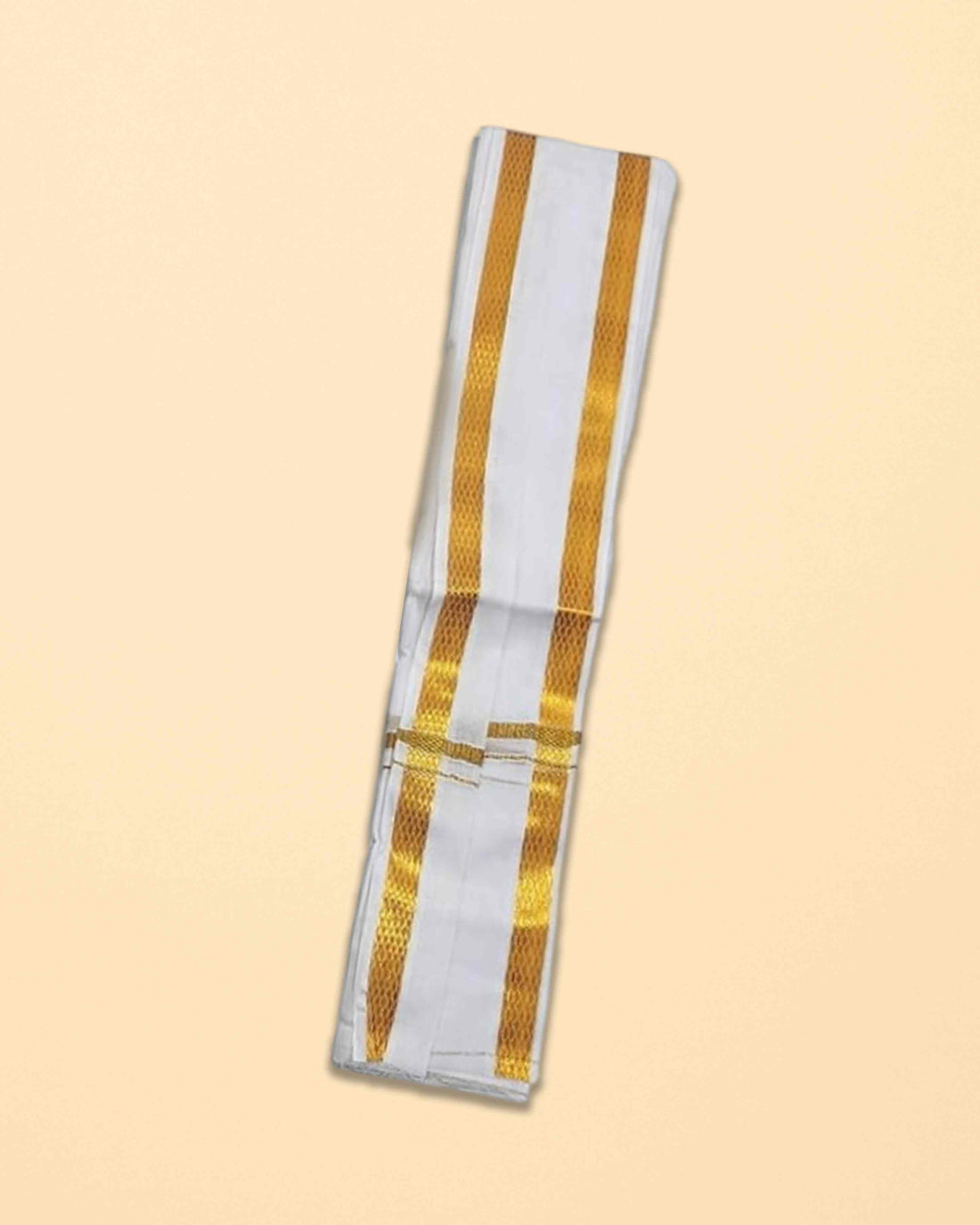 Big Gold Border Dhoti 2Meter