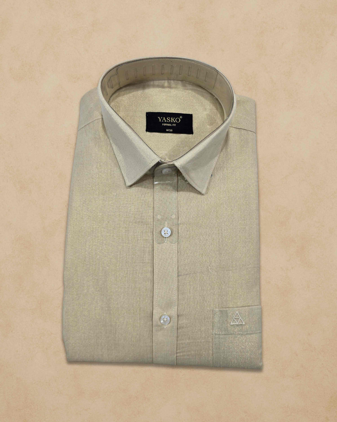 Combo of Shirt and Dhoti | Traditional Wedding Set for Men Full sleeve - Gold