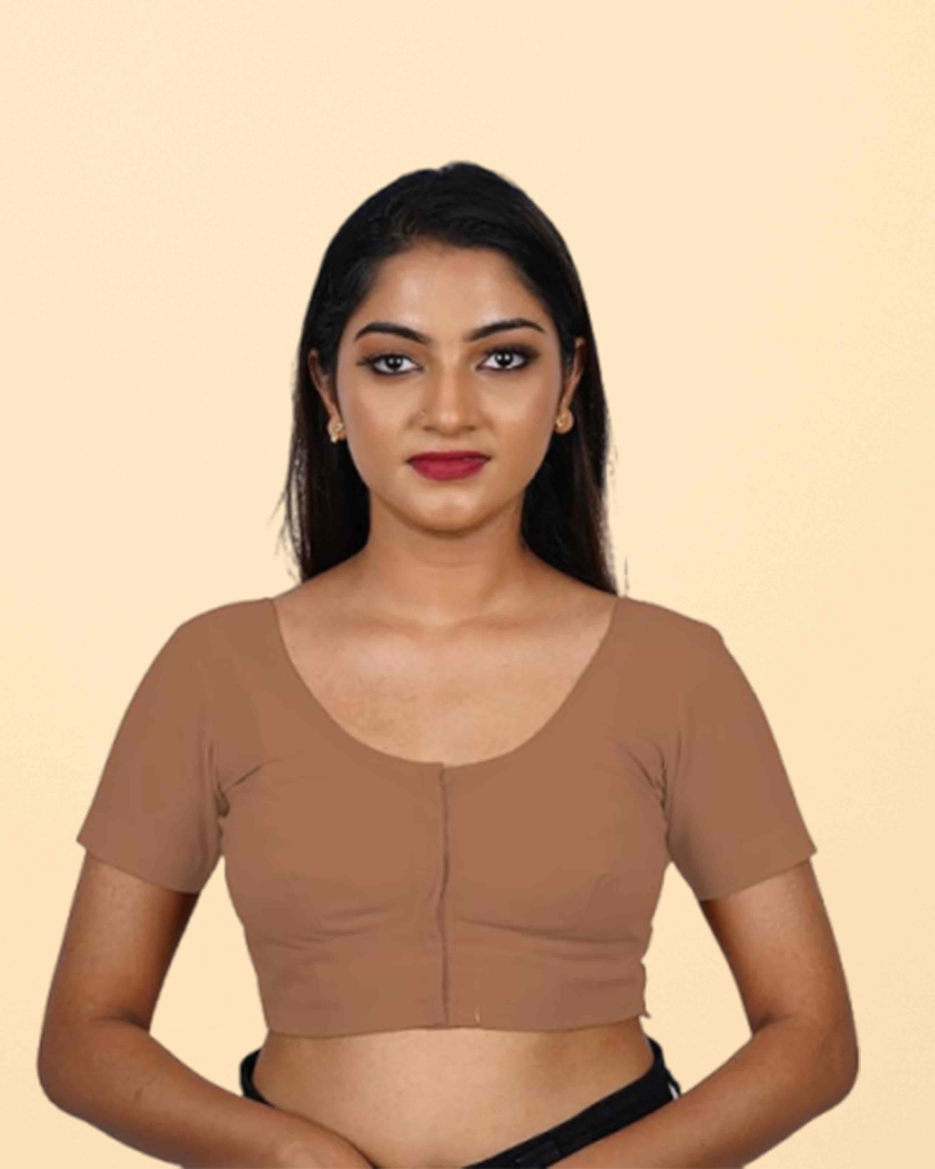 Women's Stylish Round Neck Cotton Comfortable - Beige