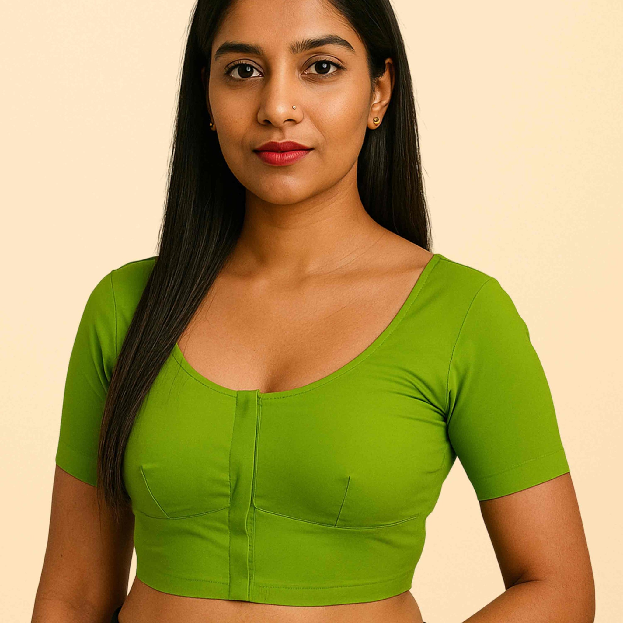 Women's Stylish Round Neck Cotton Comfortable - Light green