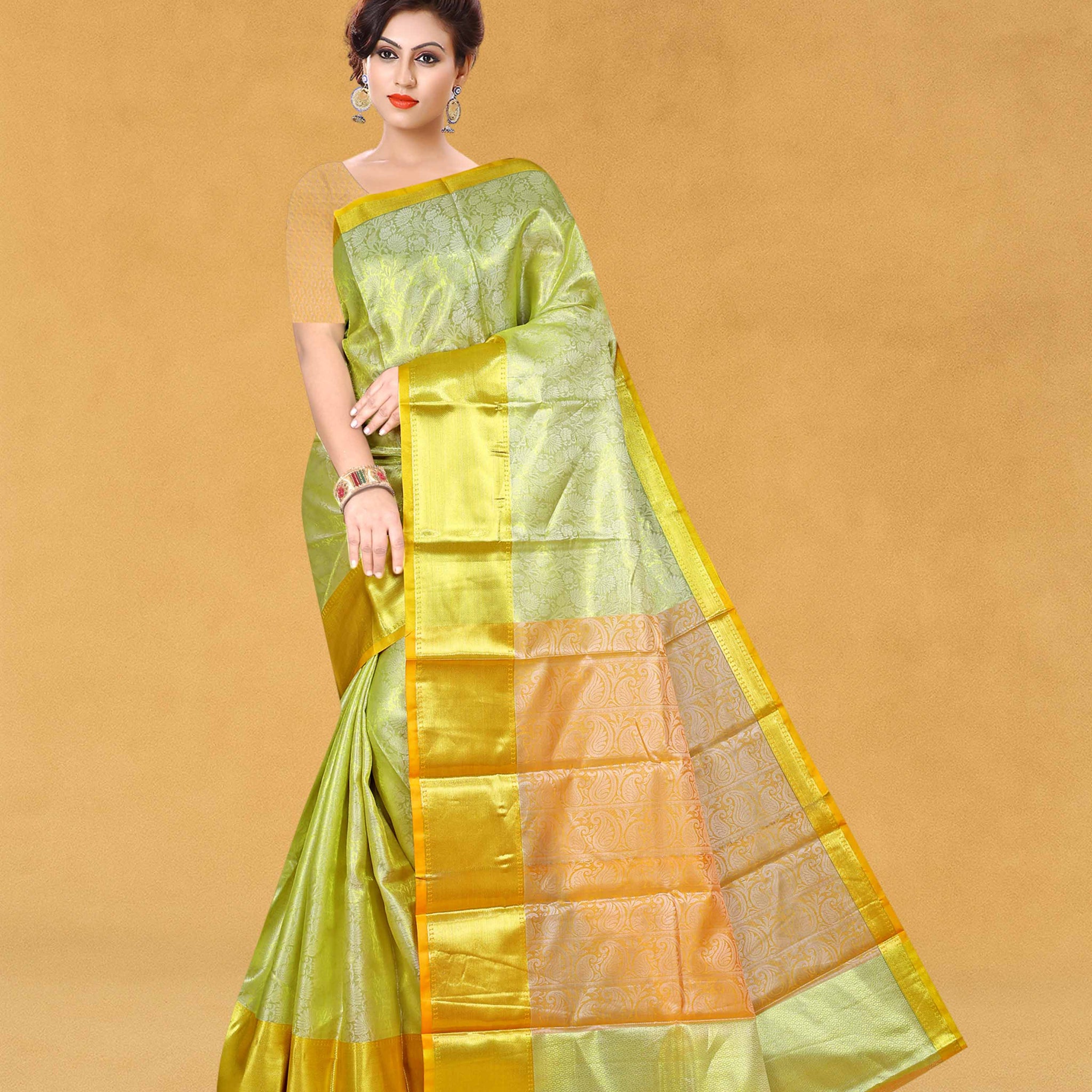Women's Banarasi Traditional Tissue Saree