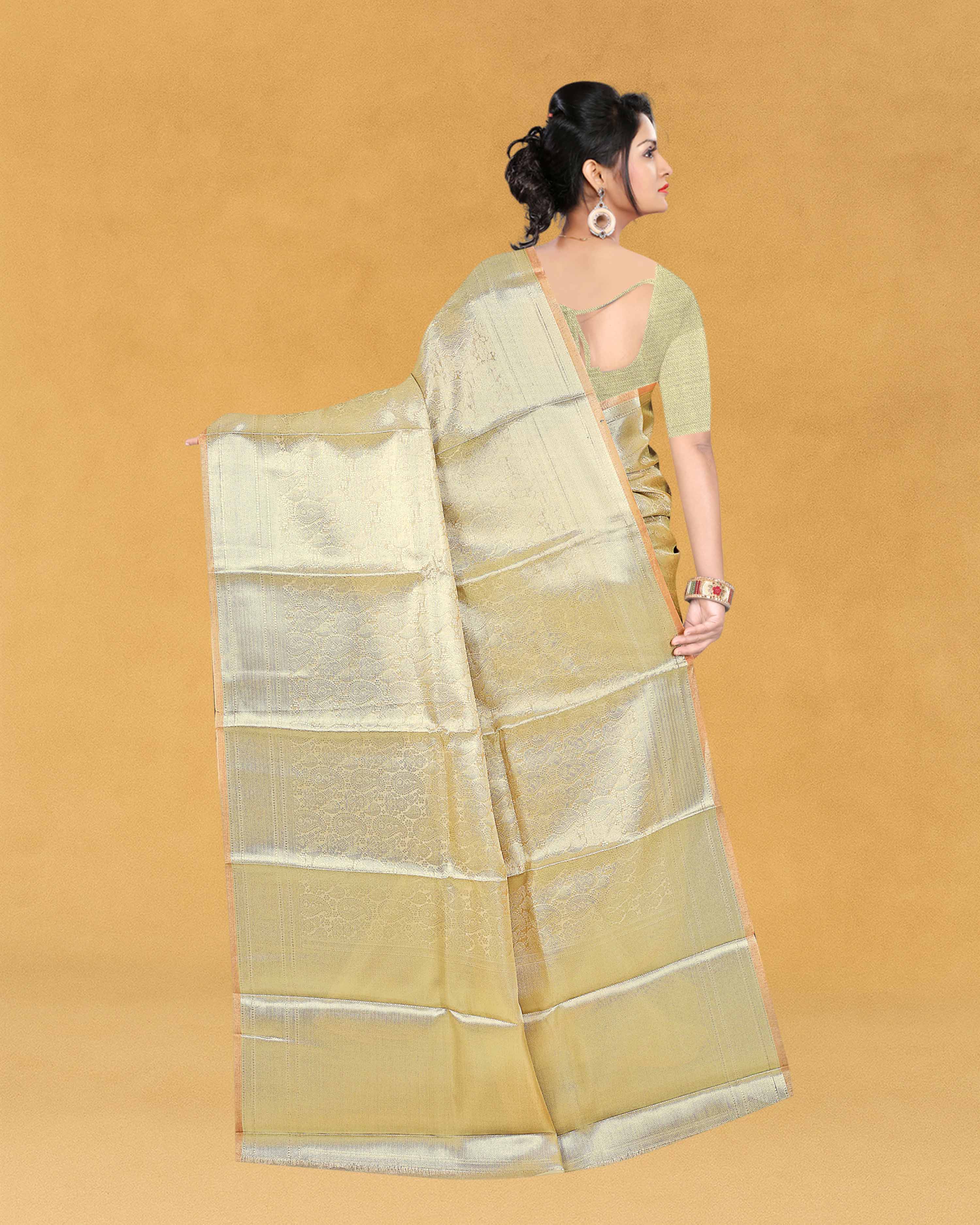 Women's Banarasi Traditional Tissue Saree - Nayray