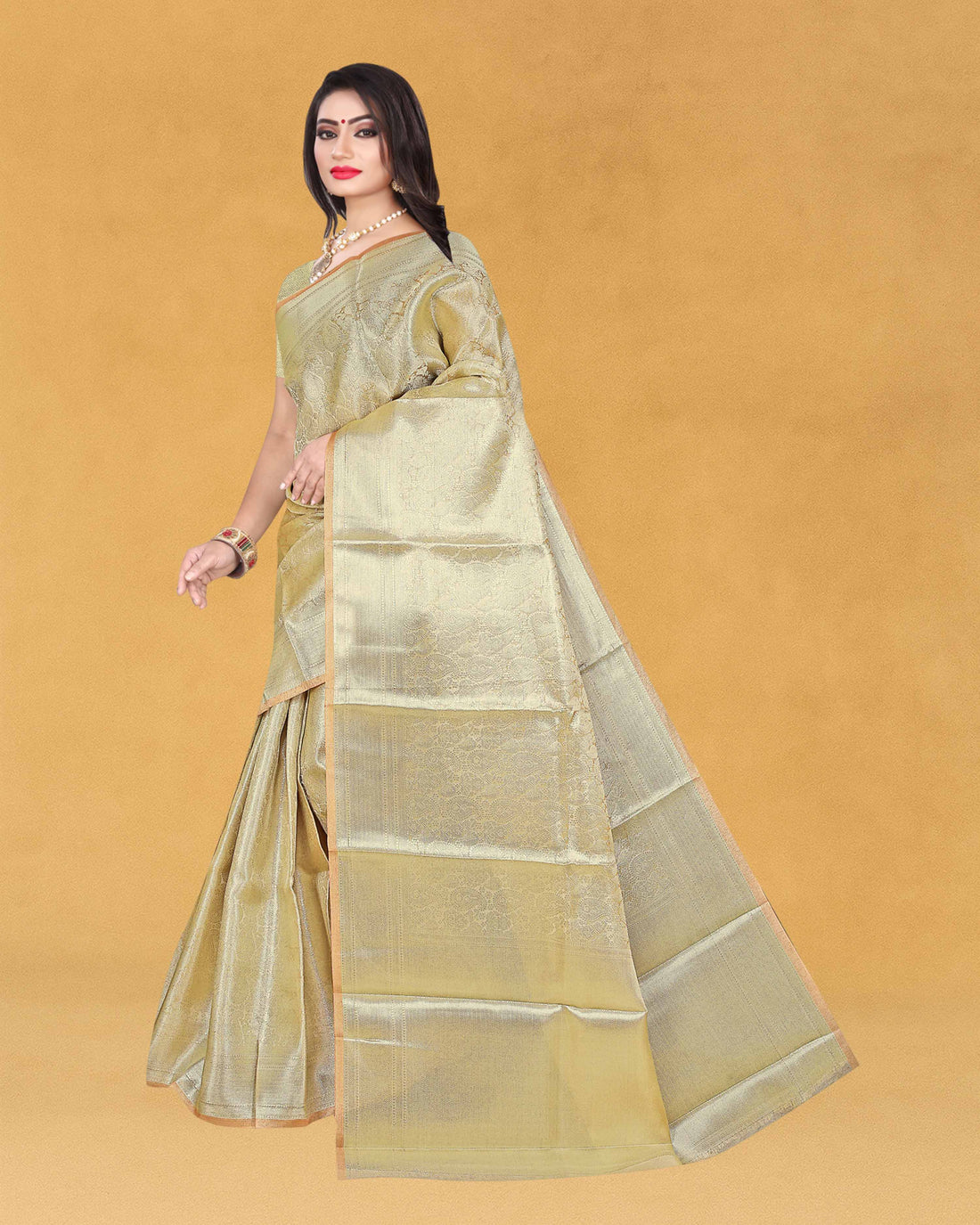 Women's Banarasi Traditional Tissue Saree - Nayray