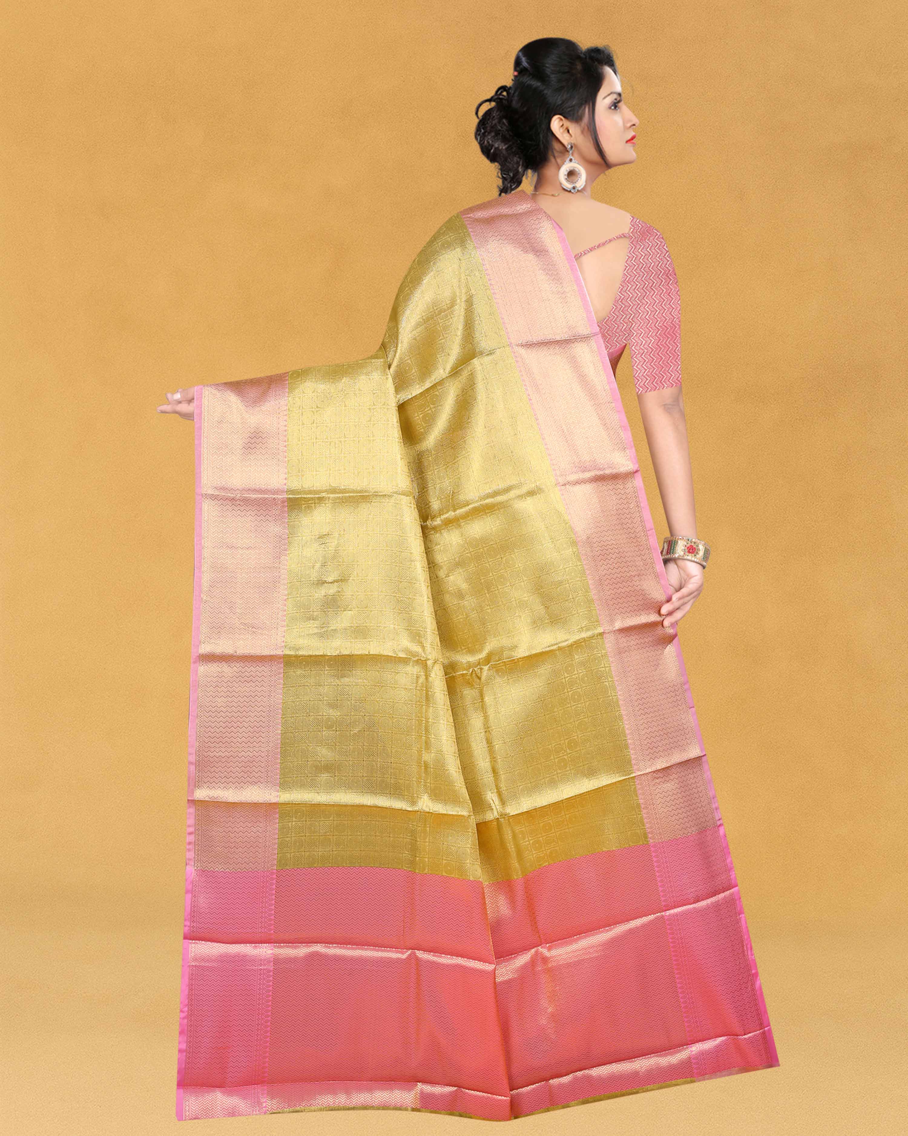 Women's Banarasi Traditional Tissue Saree - Celebrity