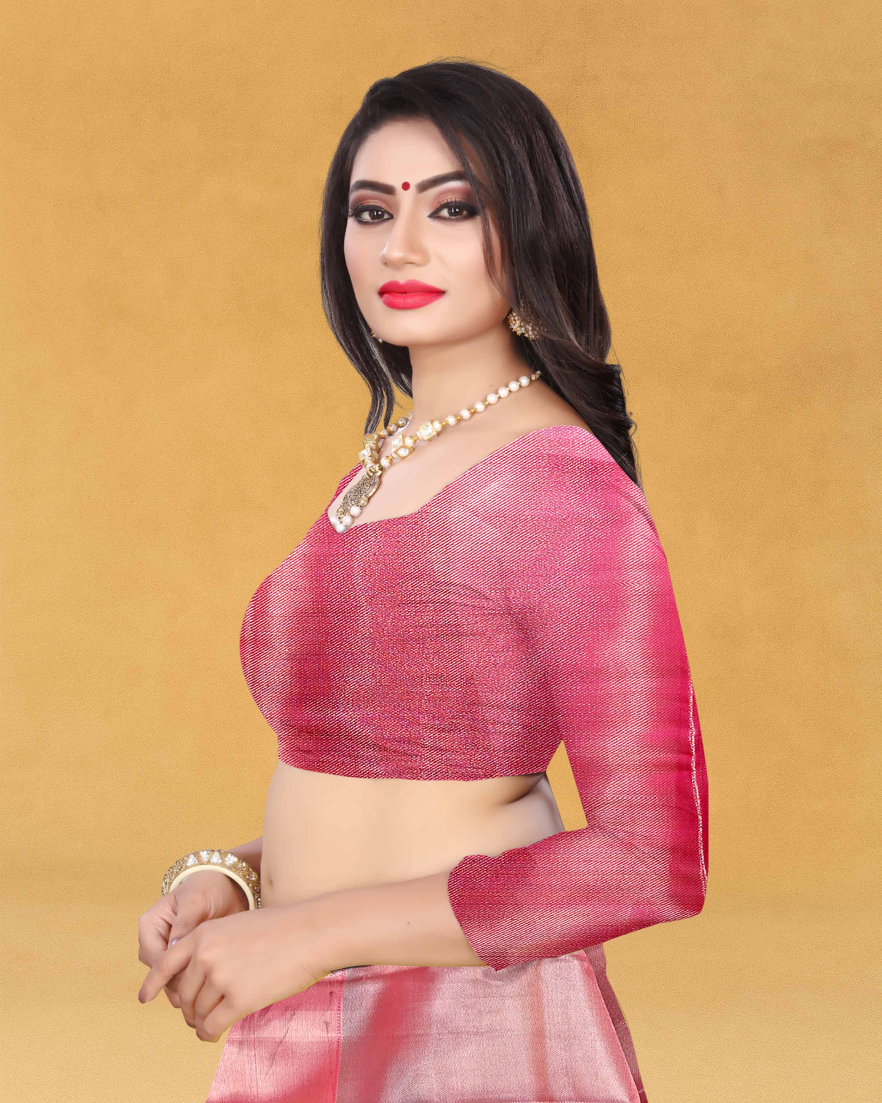 Women's Banarasi Traditional Tissue Saree - Jothika lays