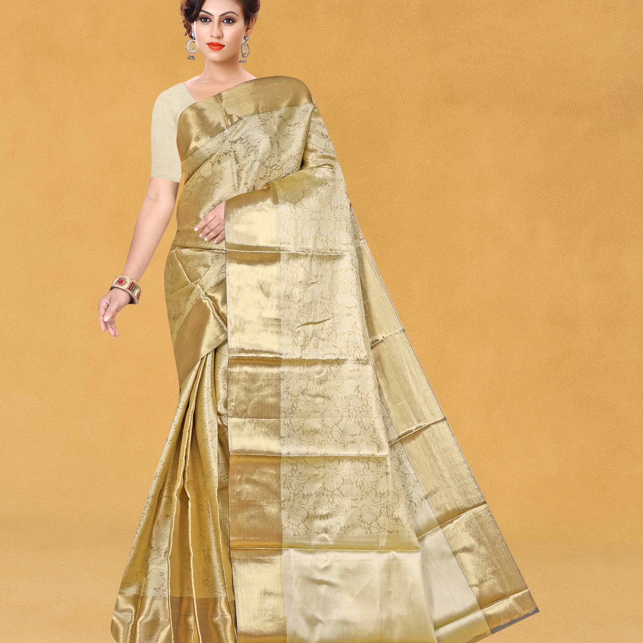 Women's Banarasi Traditional Tissue Saree - Nita ambani