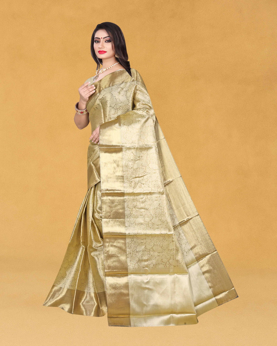 Women's Banarasi Traditional Tissue Saree - Nita ambani