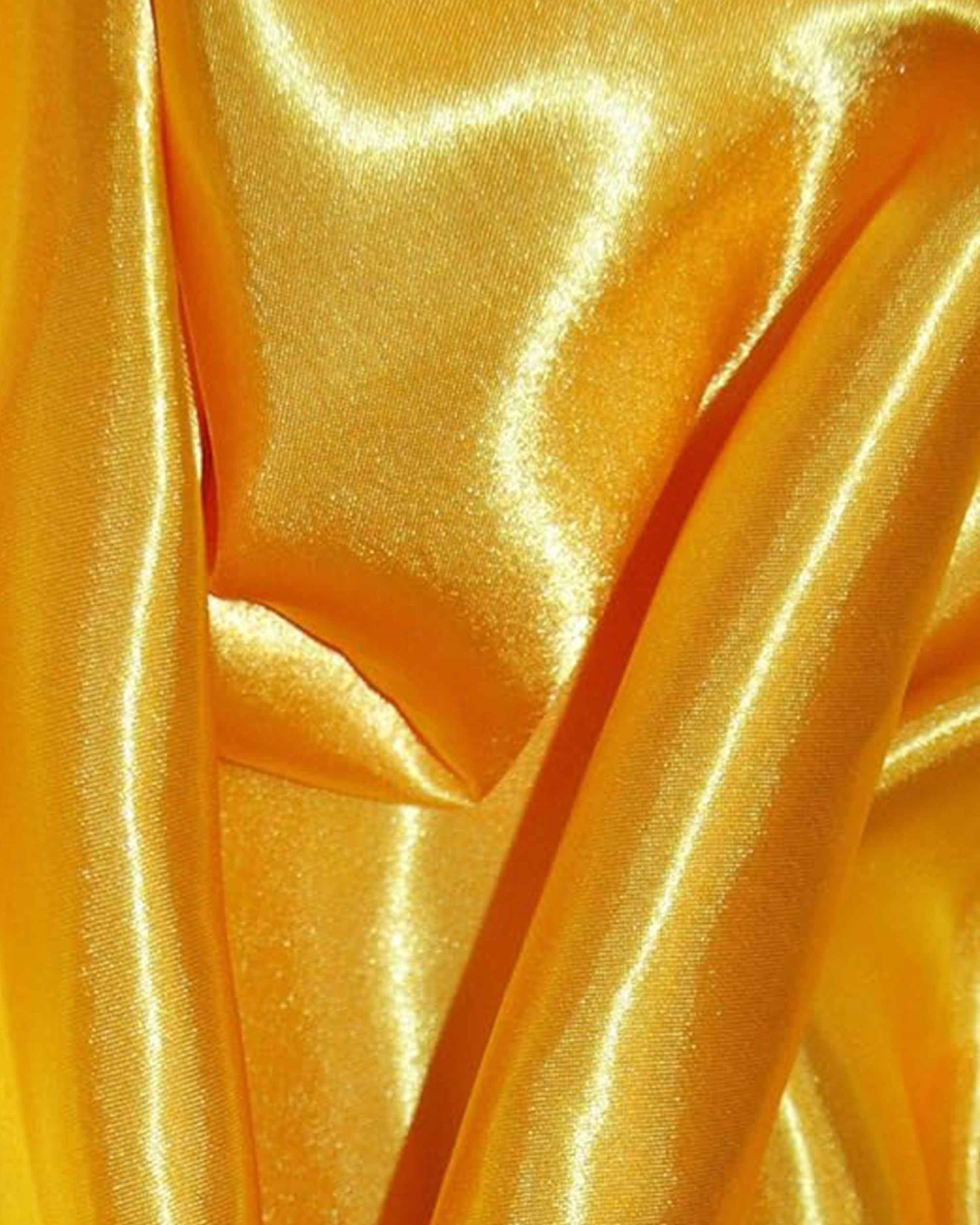 Silky & Shiny Satin Solid Fabric for Dress Garment Cloth Material