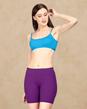 Prithvi  Yoga Shorts/Cycling Shorts for Girls & Women's IE (Inner Elastic) - Multicolour # Premium Wear # Colour May Vary #