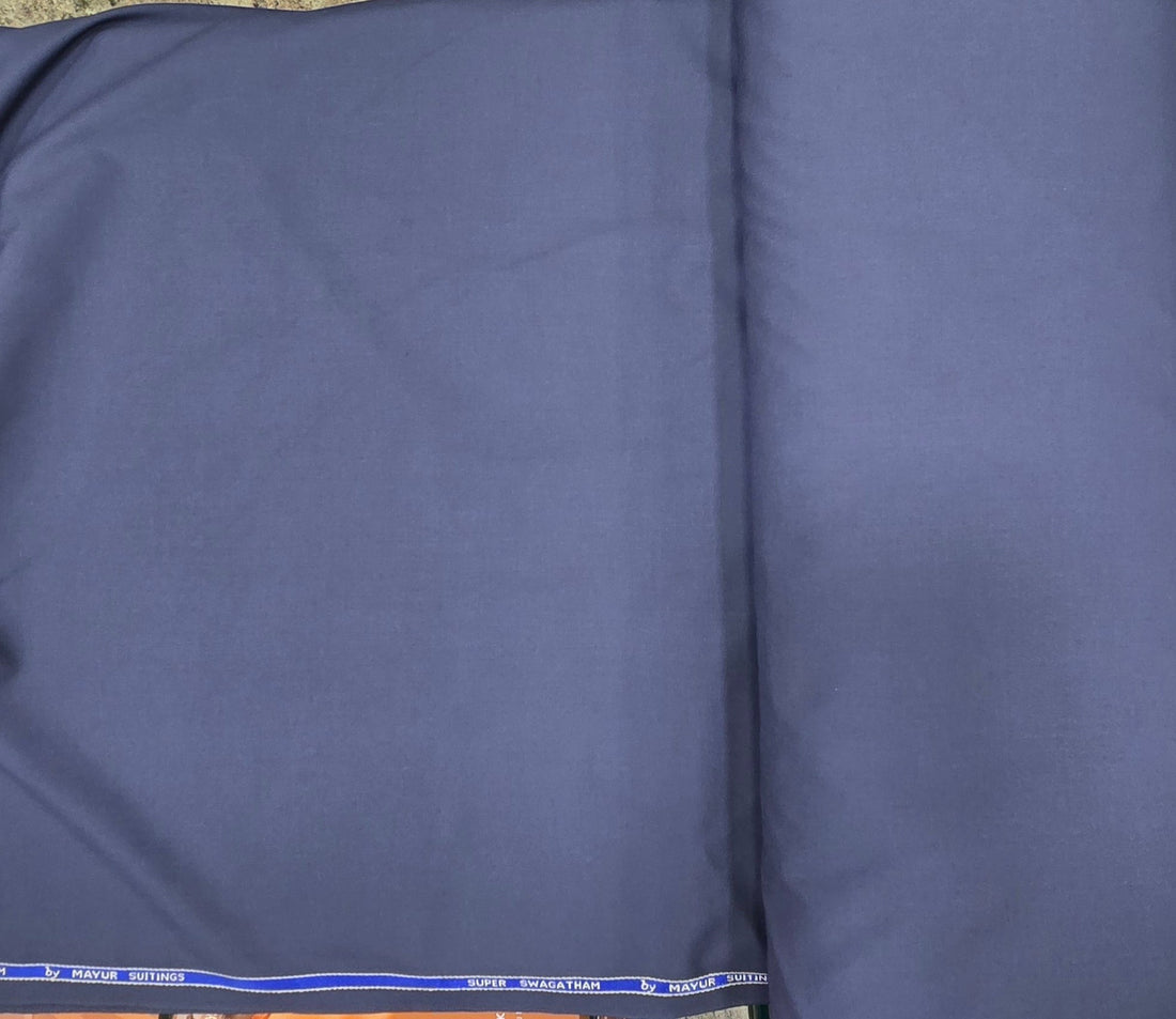 Ambika Stores dark grey uniform suiting fabric for Velammal Vidyalaya Nexus, featuring a durable, wrinkle-resistant weave.