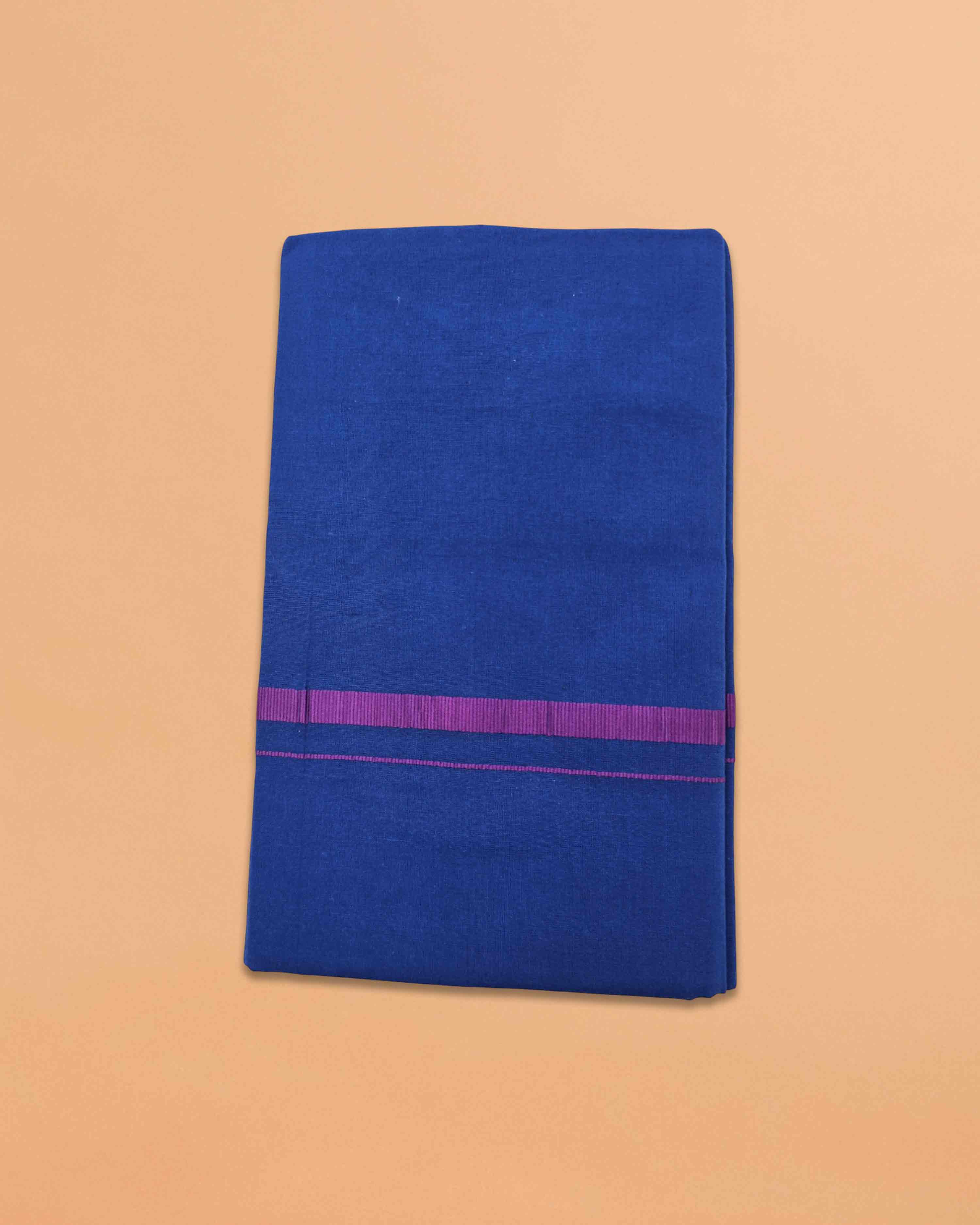Fancy Ayyappan Dhoti - Blue