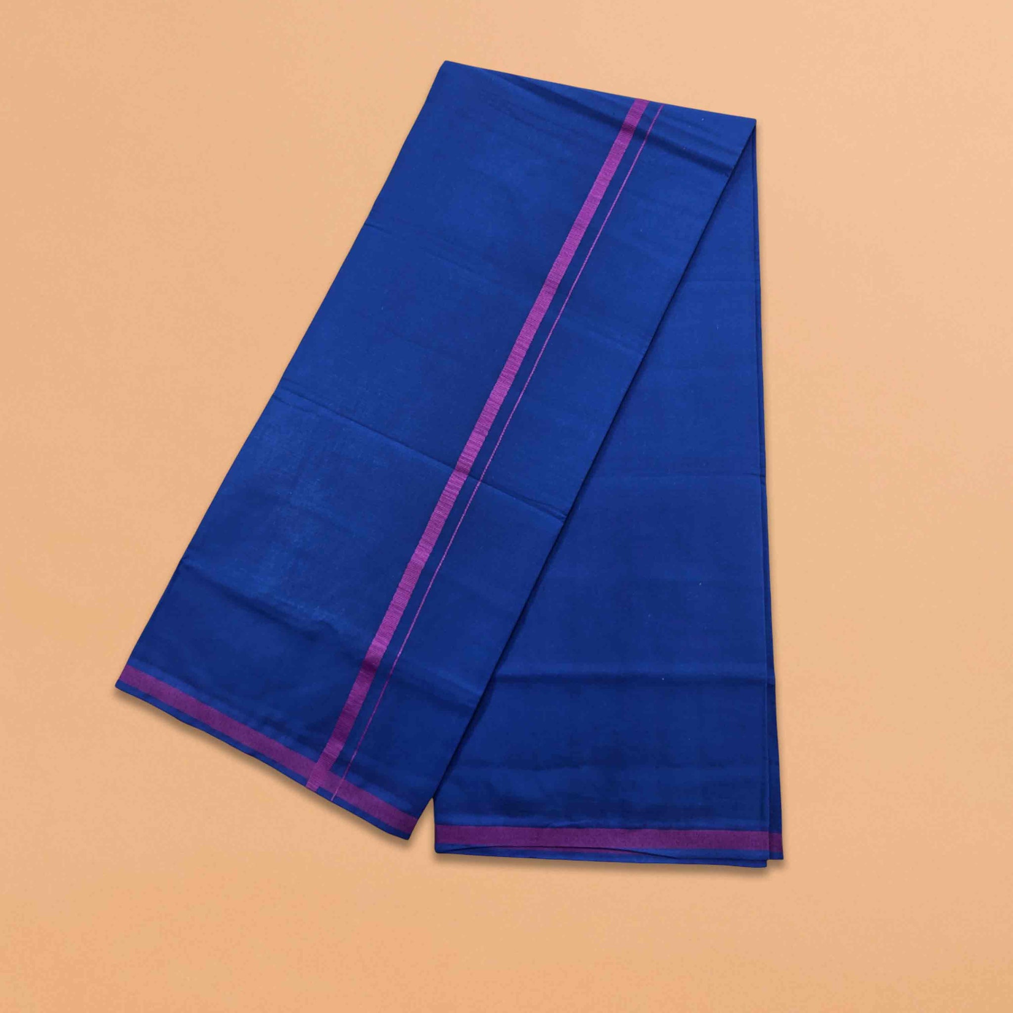 Fancy Ayyappan Dhoti - Blue